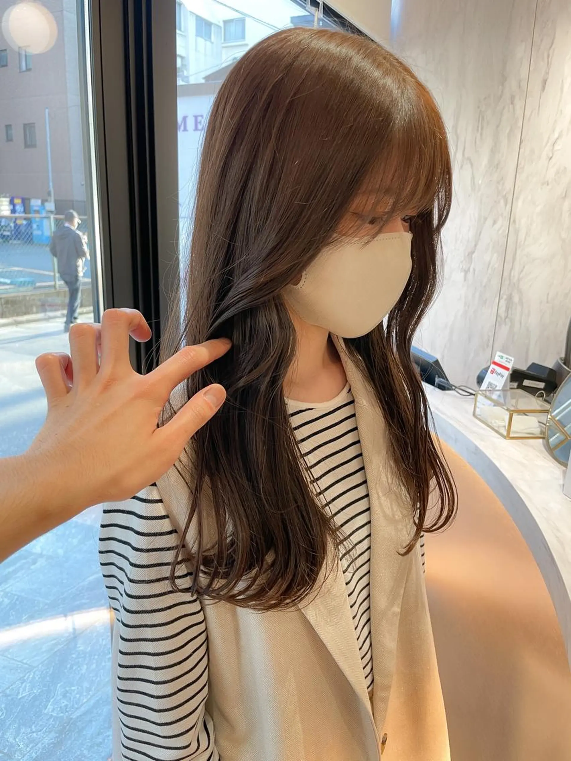 ロング カラー レイヤー/韓国ヘア 縮毛矯正🫧鈴木颯のヘアスタイル