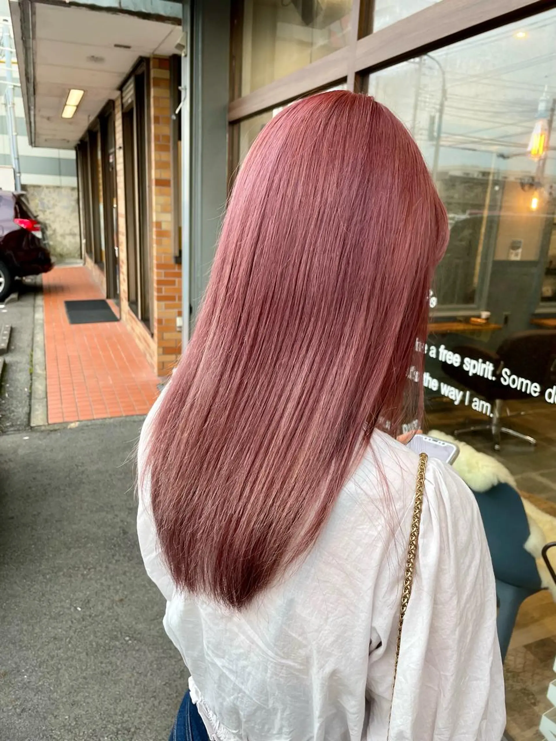 セミロング カラー ブリーチ 透明感カラー ダブルカラー インナーカラー ブリーチなしカラー ヘアカラー トリートメント 川崎のカラー職人🥣 kentaのヘアスタイル