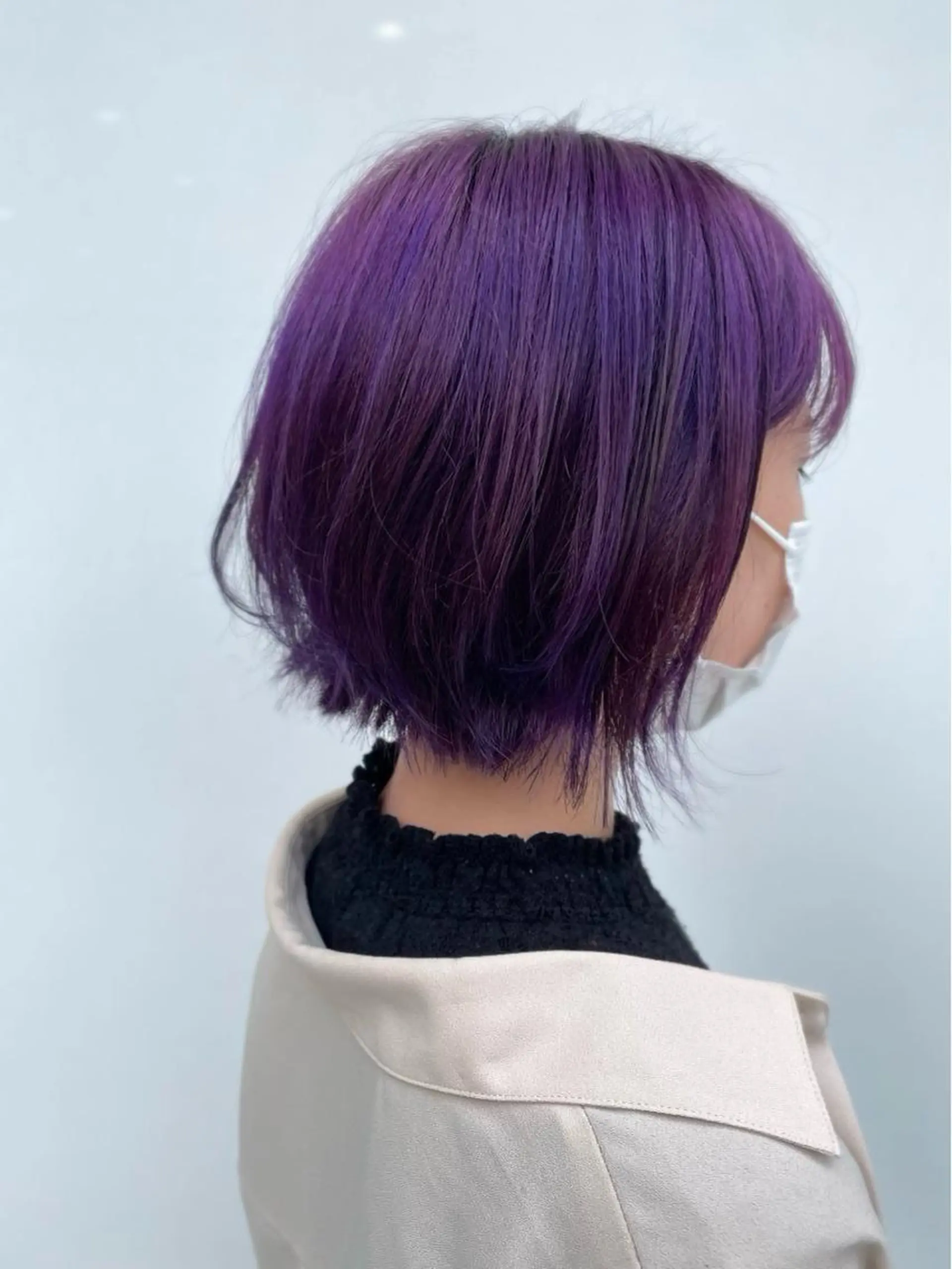 ショート カラー ナカタケ ユウのヘアスタイル