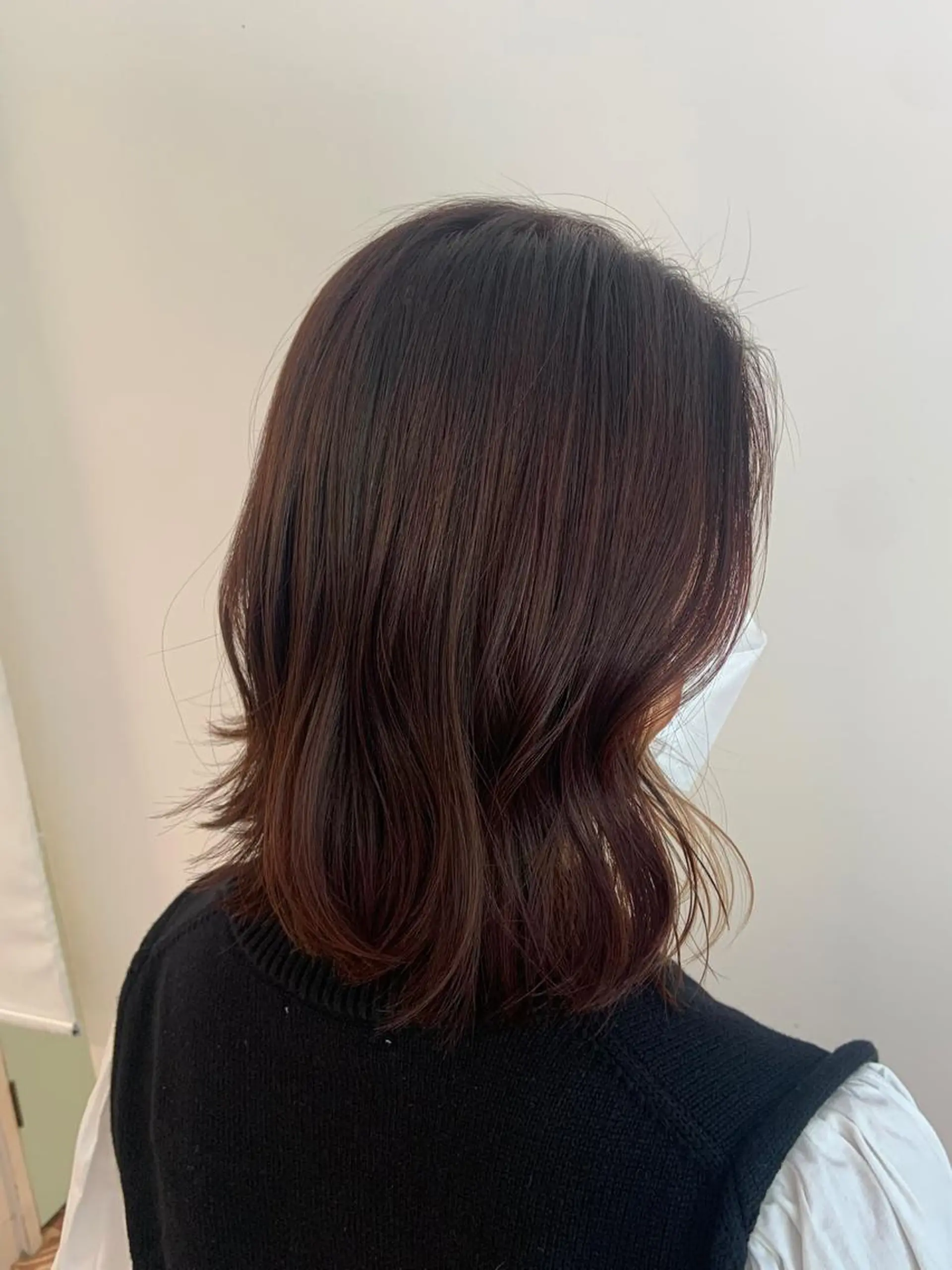 ミディアム カラー ハイライトカラー ハイライト ヘアカラー トリートメント UNU【ユヌ】所属・*UNU* RICOのヘアスタイル