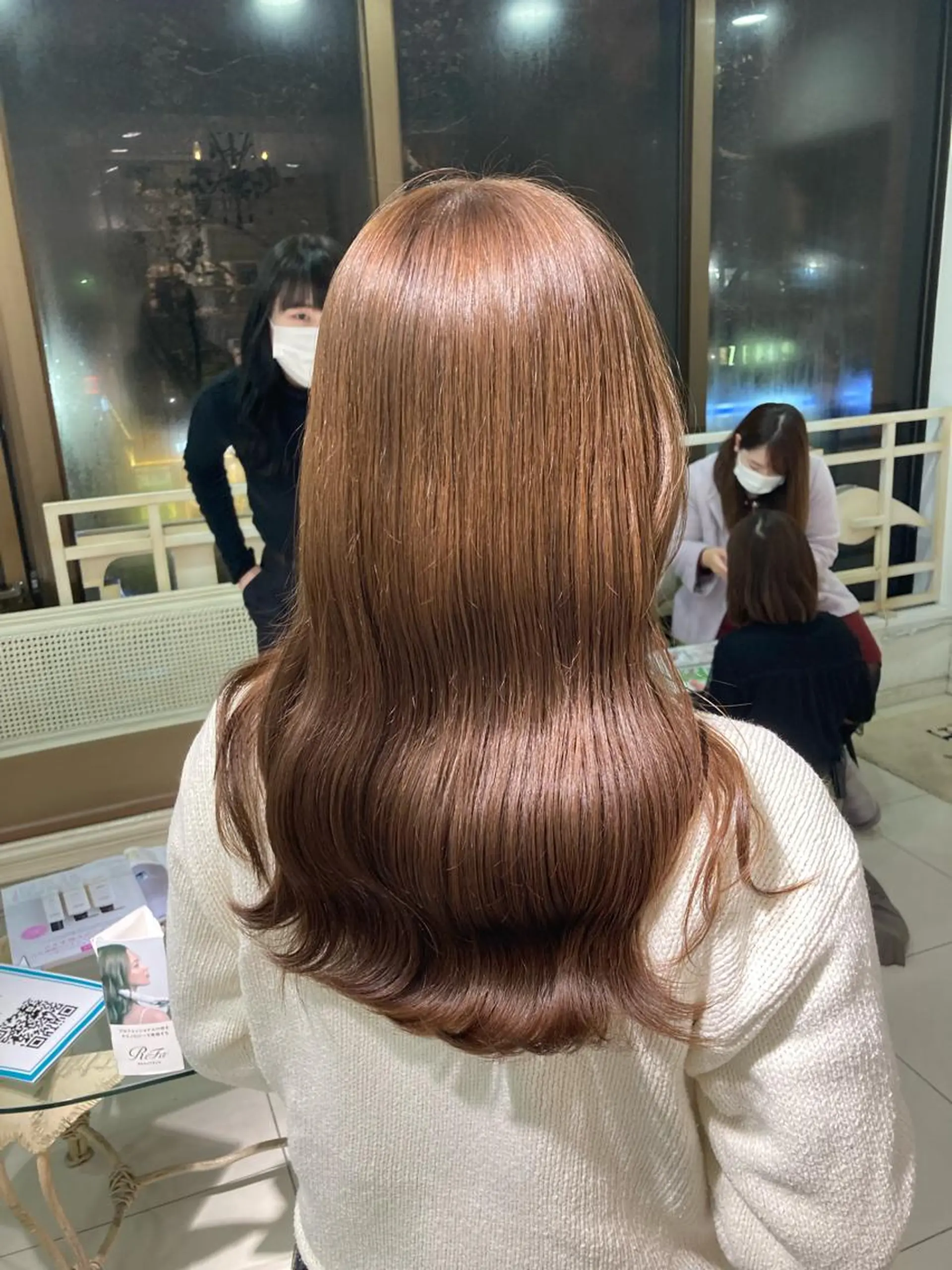 ロング カラー カット ヘアカラー トリートメント 🇰🇷韓国風艶髪✨ 髪質改善 倉岡しおんのヘアスタイル
