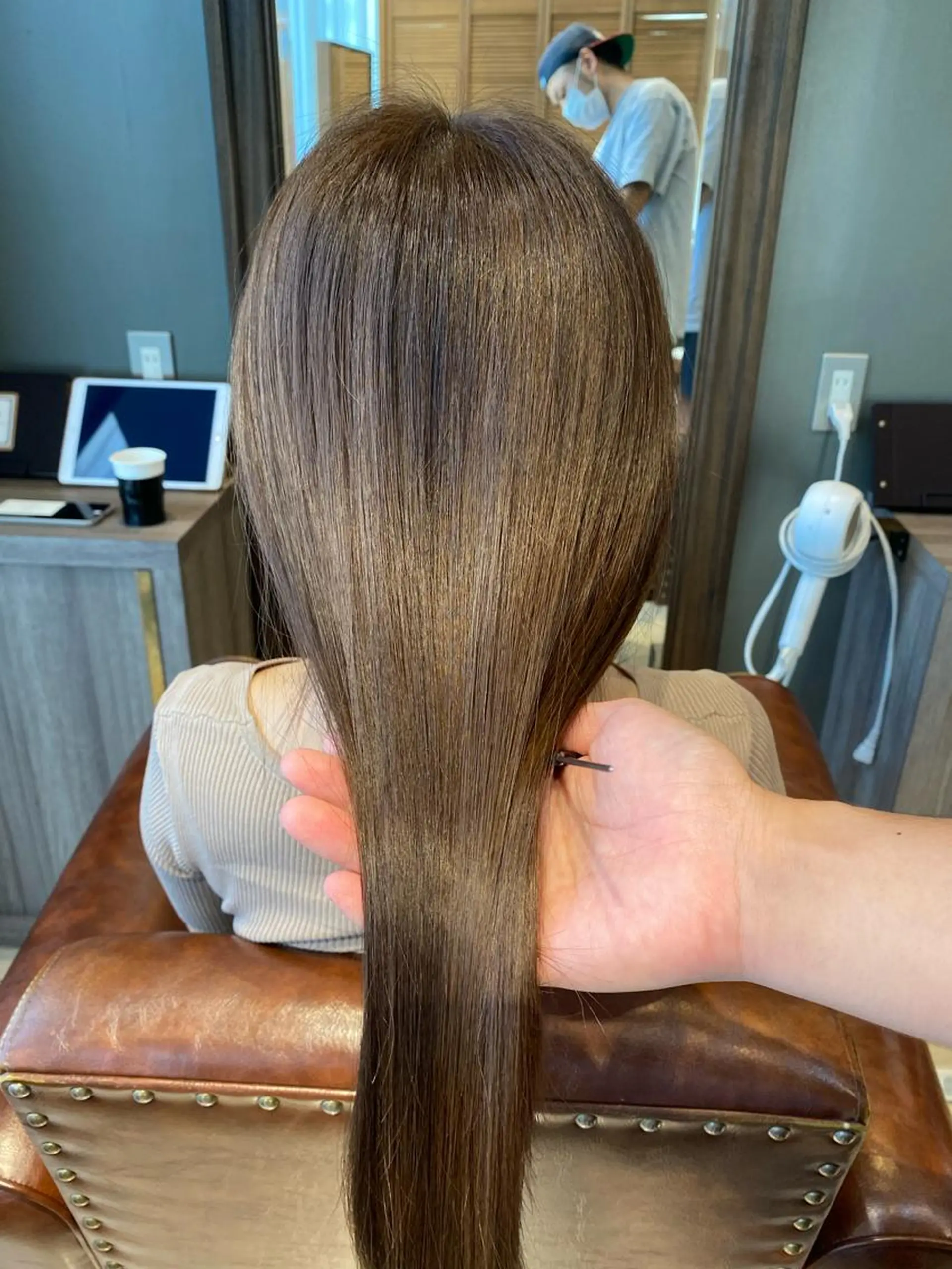ロング 比嘉 翼のヘアスタイル