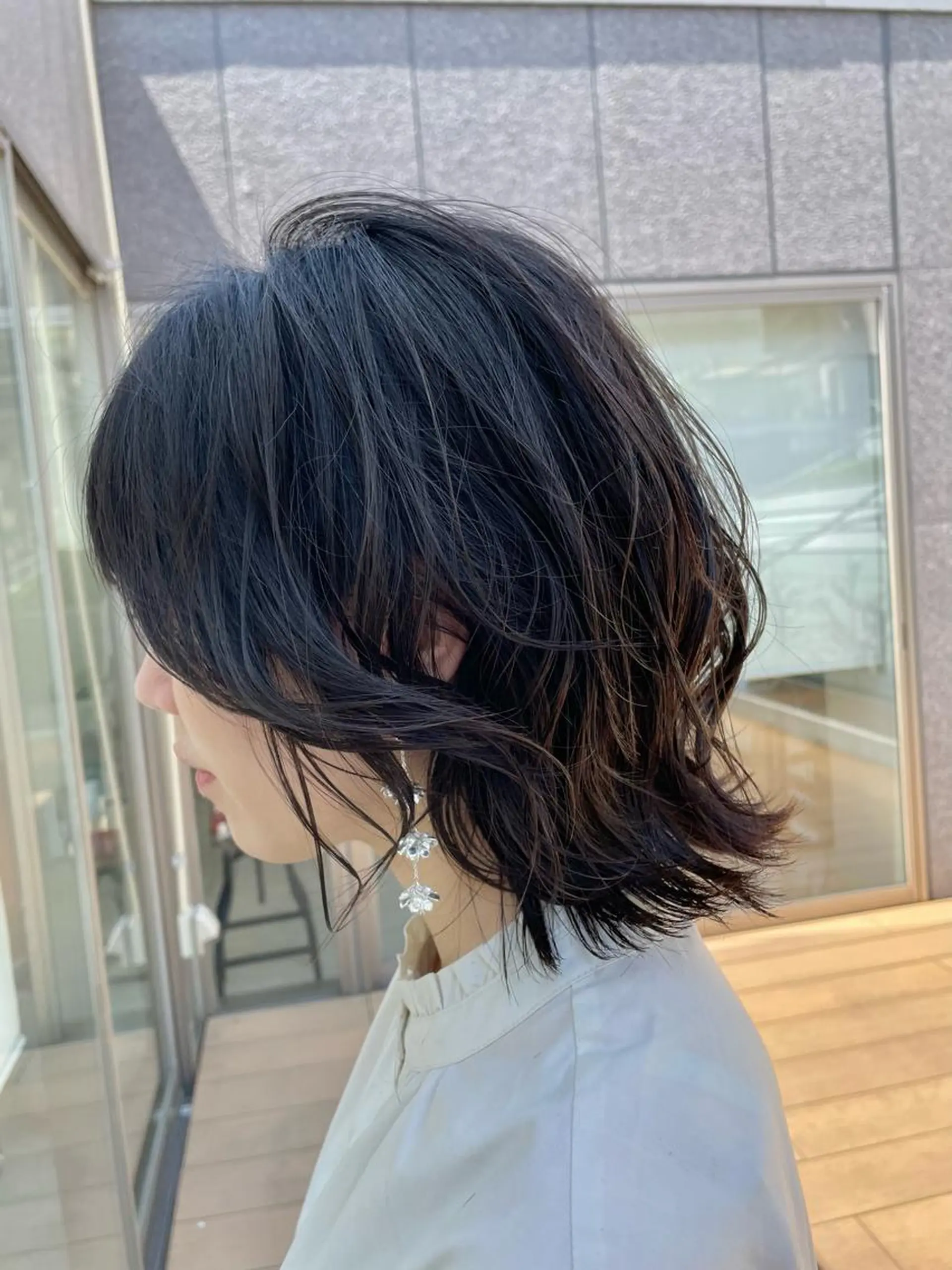 ミディアム Ms.CHARM【ミズチャーム】所属・韓国/レイヤーカット 顔周り/廣瀬達哉のヘアスタイル