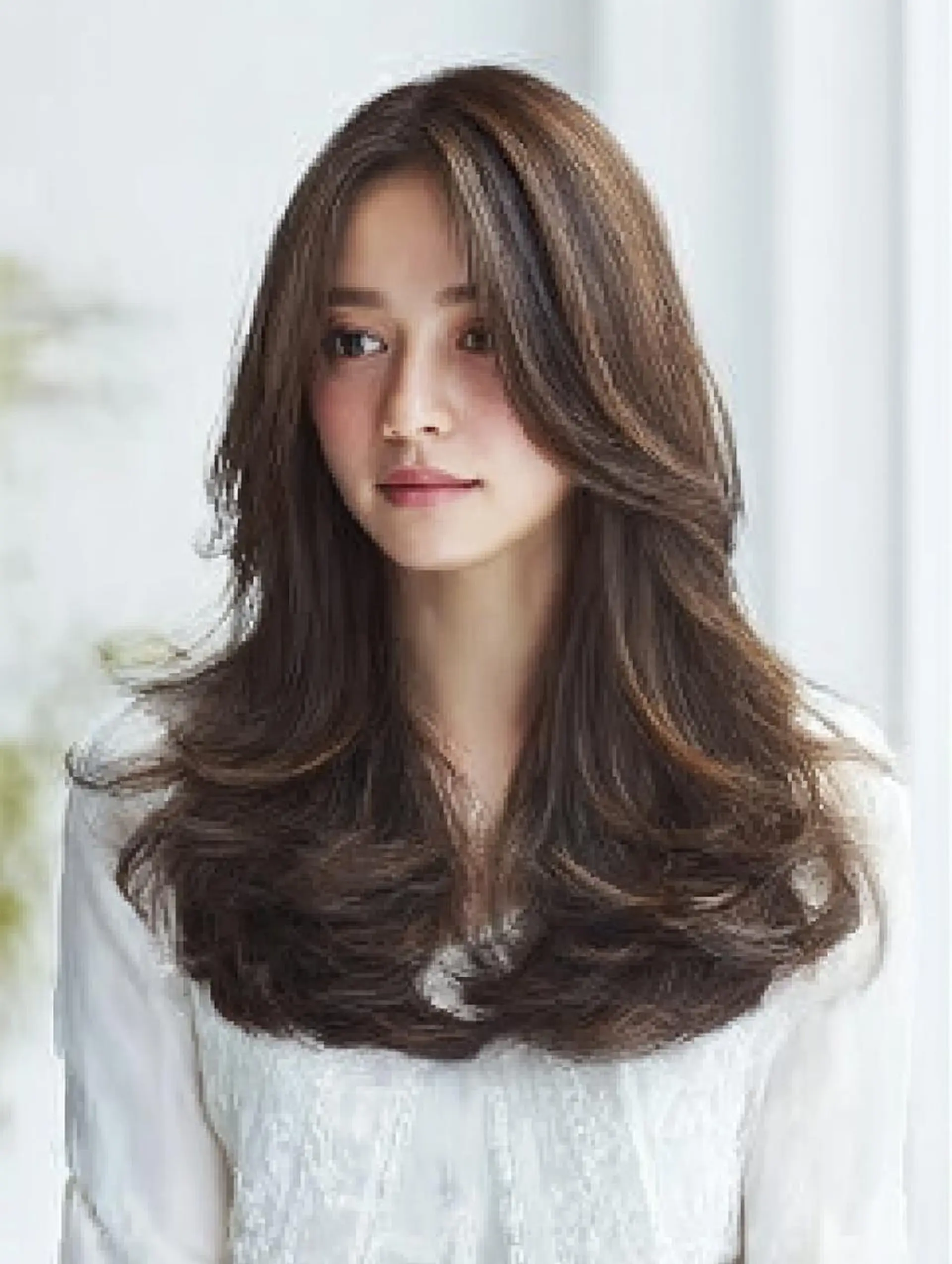 セミロング ハッシュカット 髪質改善 レイヤーカット 縮毛矯正 トリートメント カット ヘアカラー トリートメント 生艶髪＆レイヤー🔔 渋谷お薦めNo.1✨のヘアスタイル