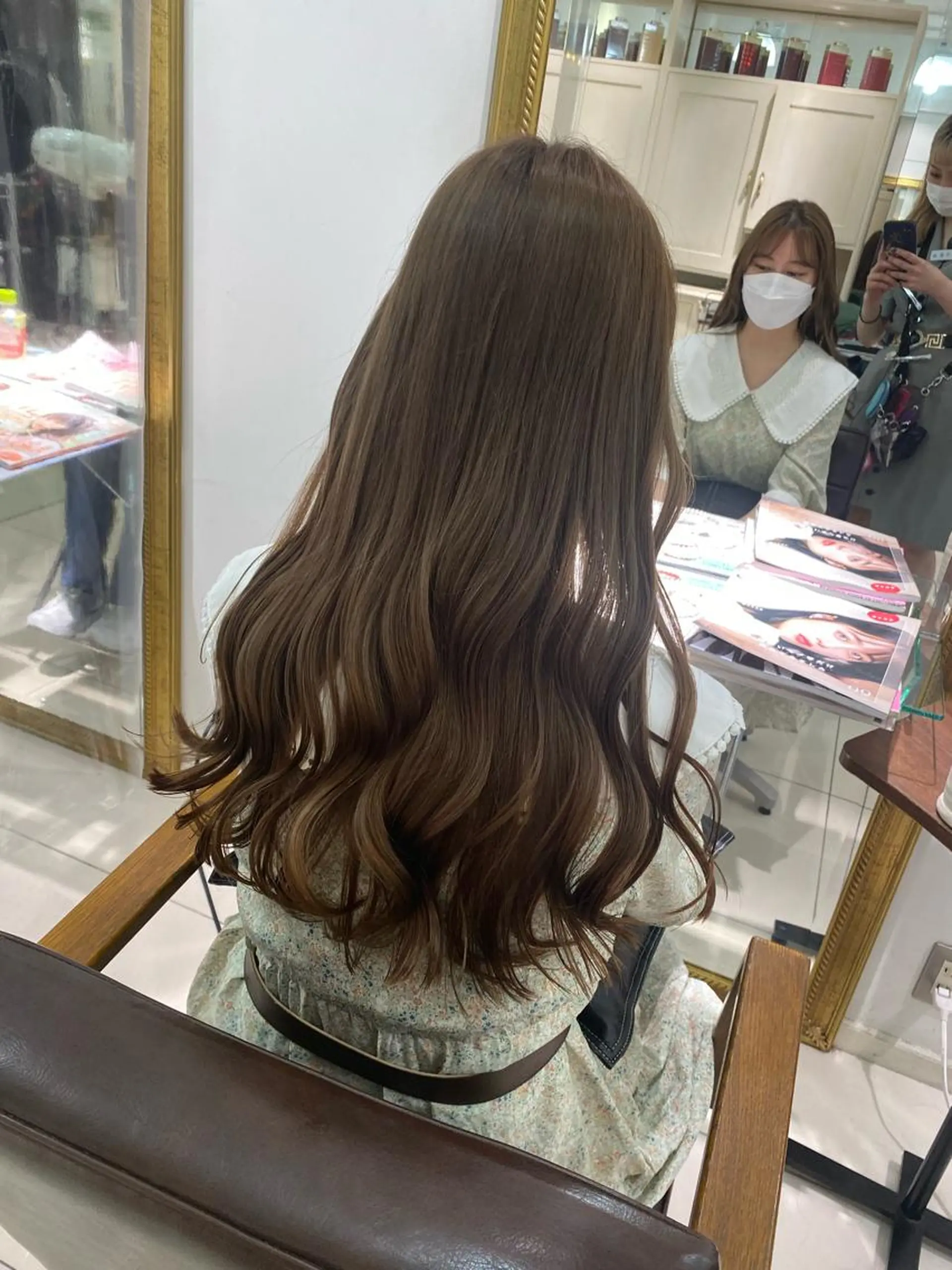 ロング カラー ヘアアレンジ 透明感カラー 古山 結季🌙🖤のヘアスタイル