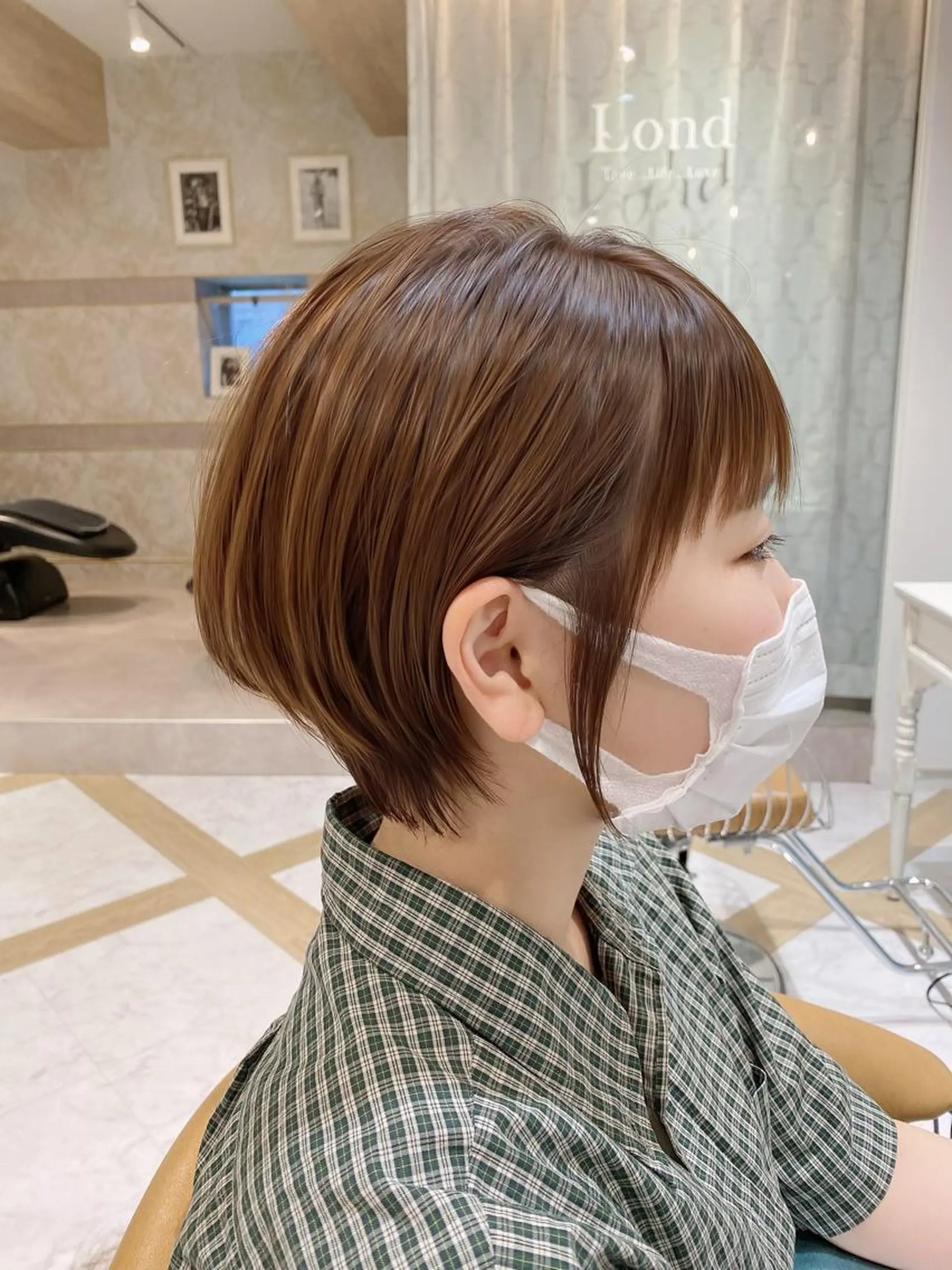 ショート カラー カット ヘアカラー トリートメント 🌟モテ髪ショート 🌟店長　津賀涼のヘアスタイル