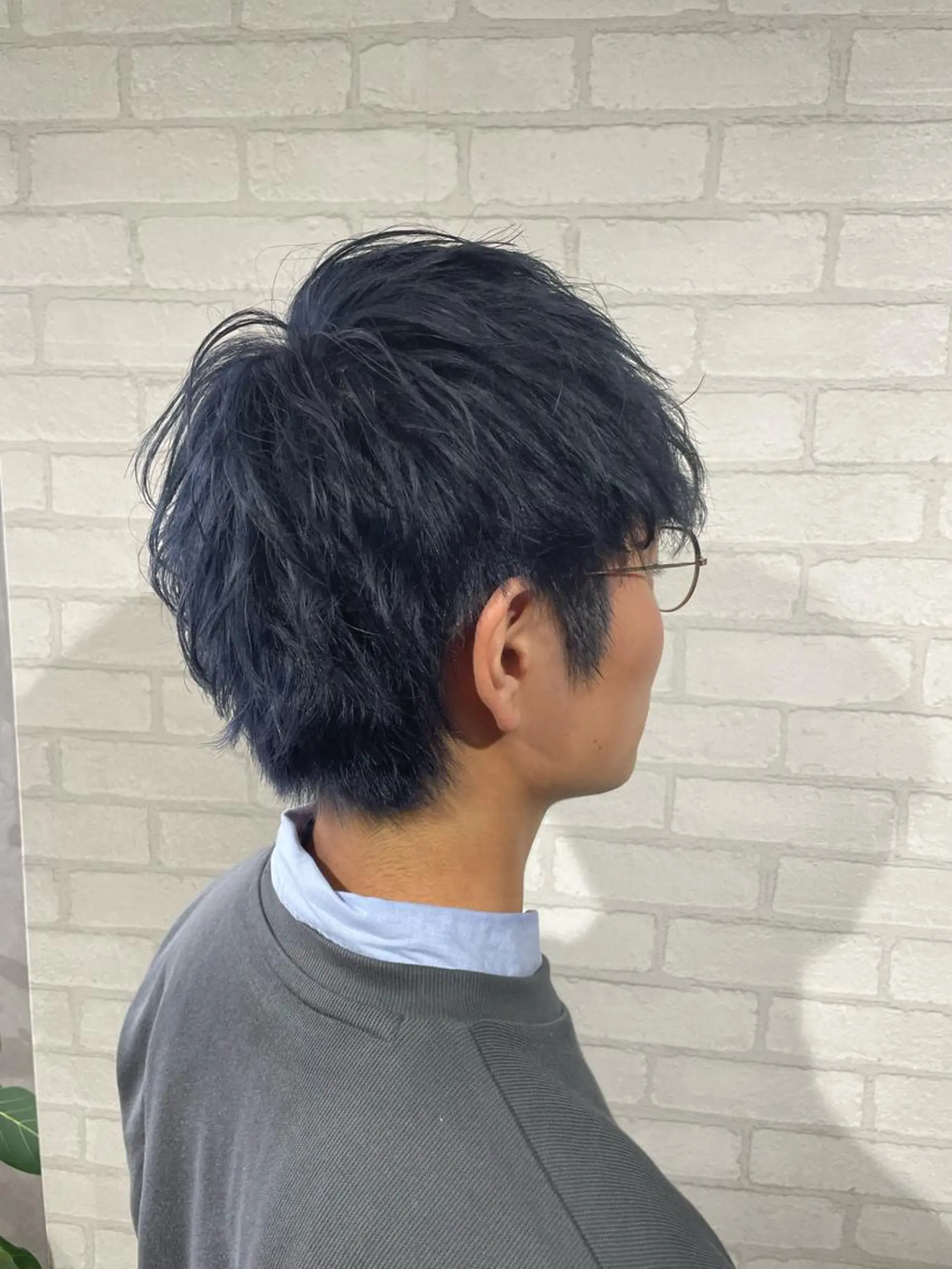 ショート アッシュ カット ヘアカラー メンズ特化☝️添田 好恵のヘアスタイル