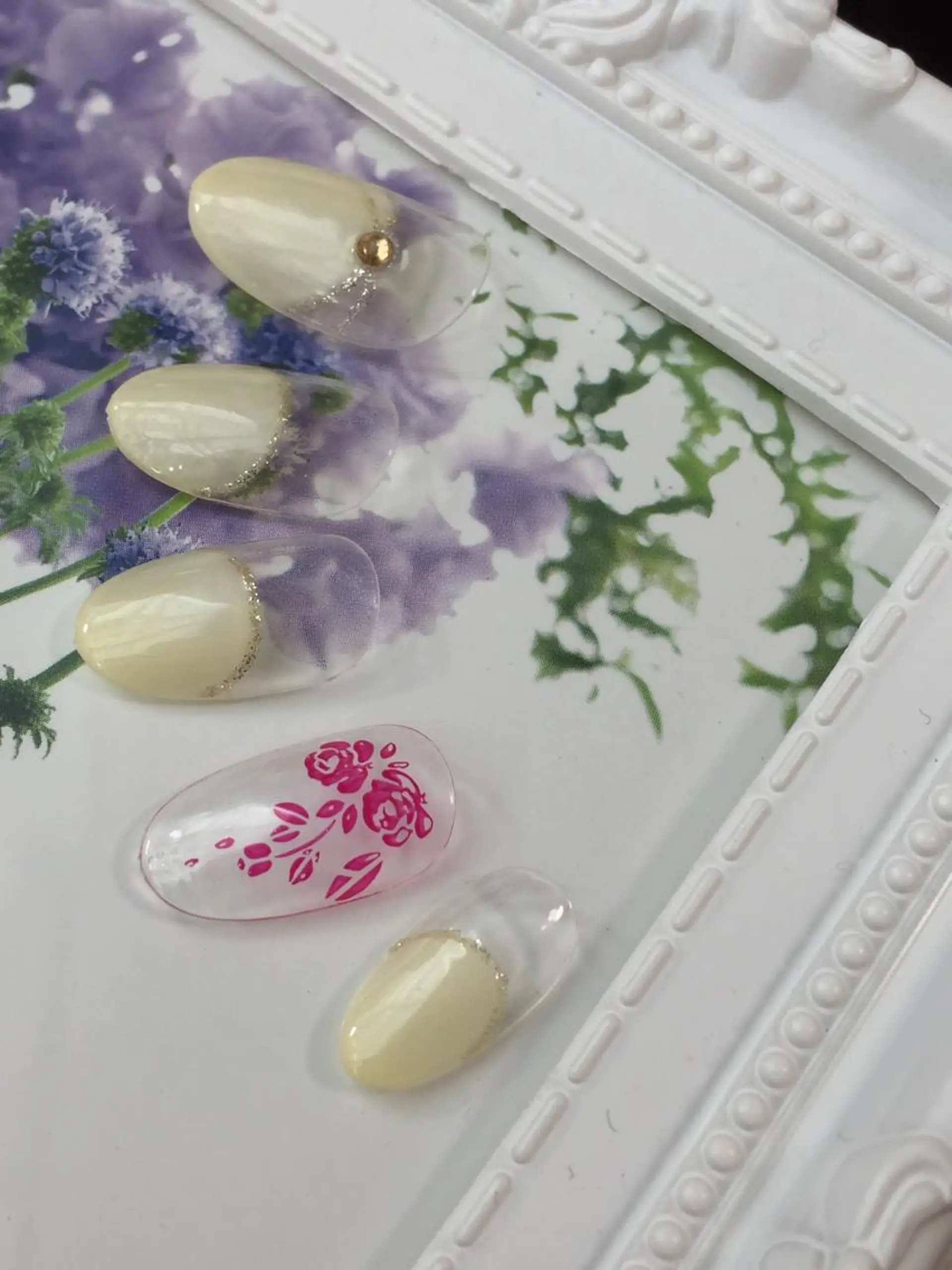 ネイル フレンチネイル 豊田 圭子のネイルデザイン