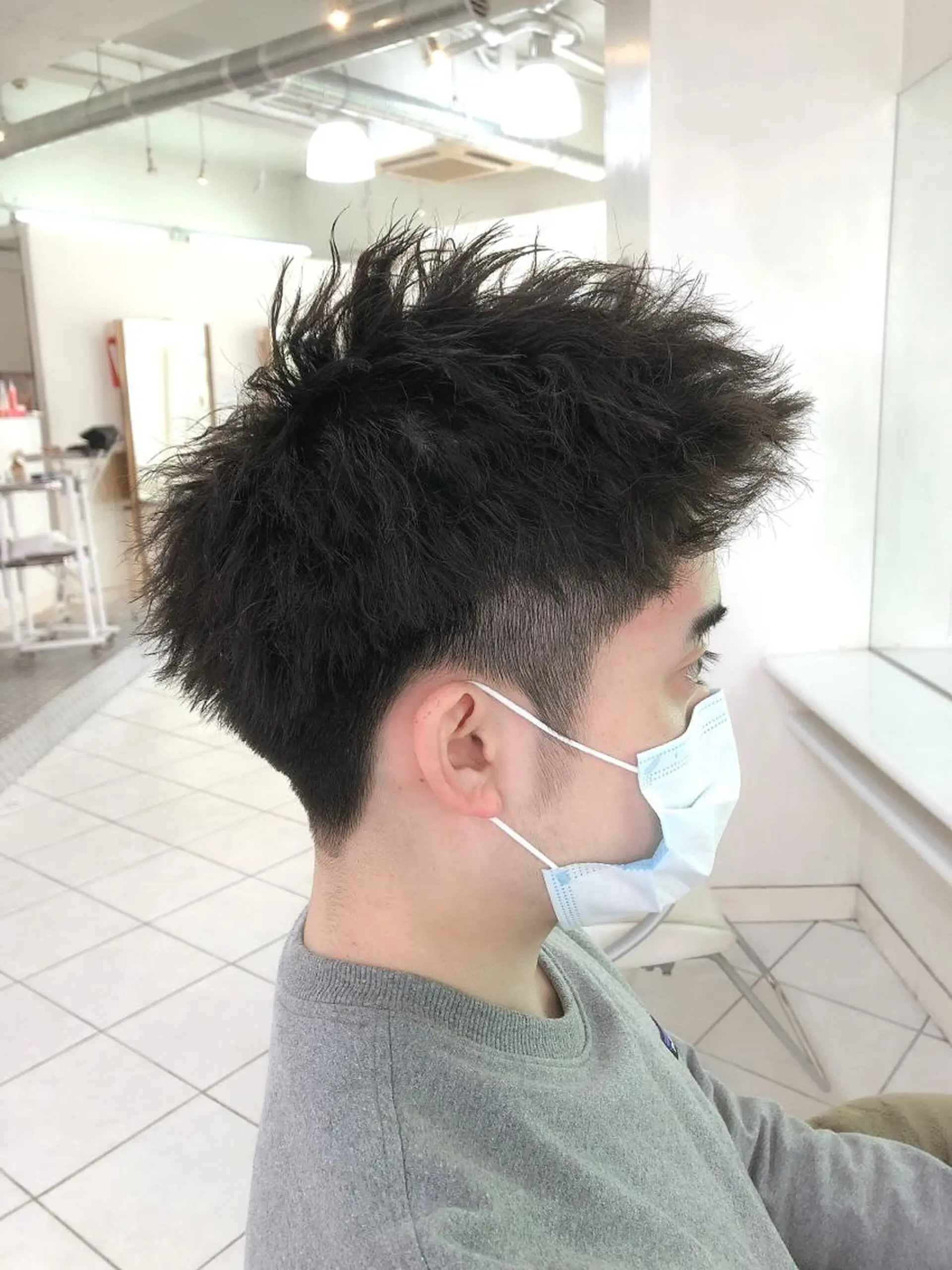 パーマ メンズ 保住 亮太のヘアスタイル