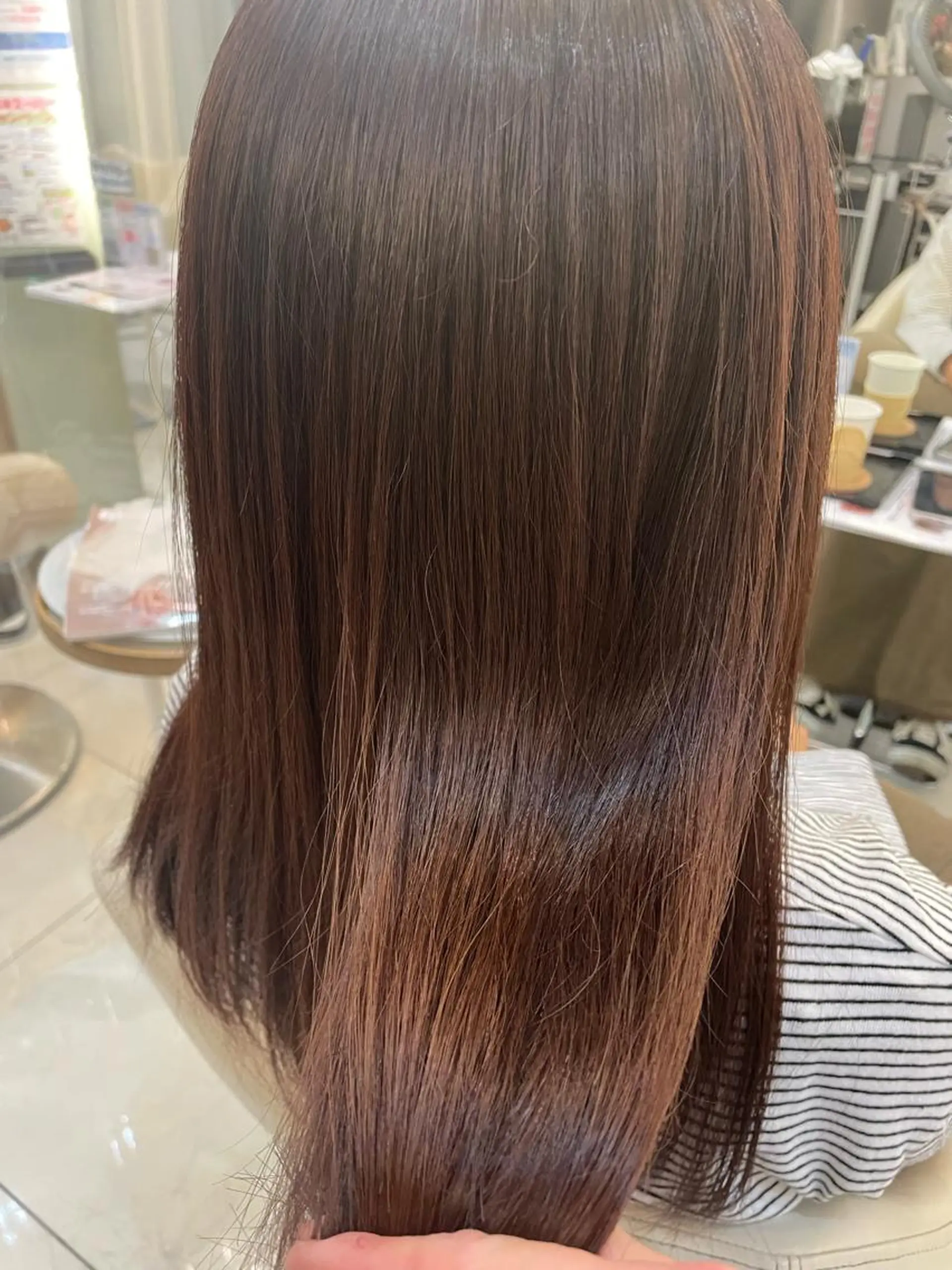 ミディアム カラー ヘアアレンジ カット ヘアカラー トリートメント リリー /Men's/パーマのヘアスタイル