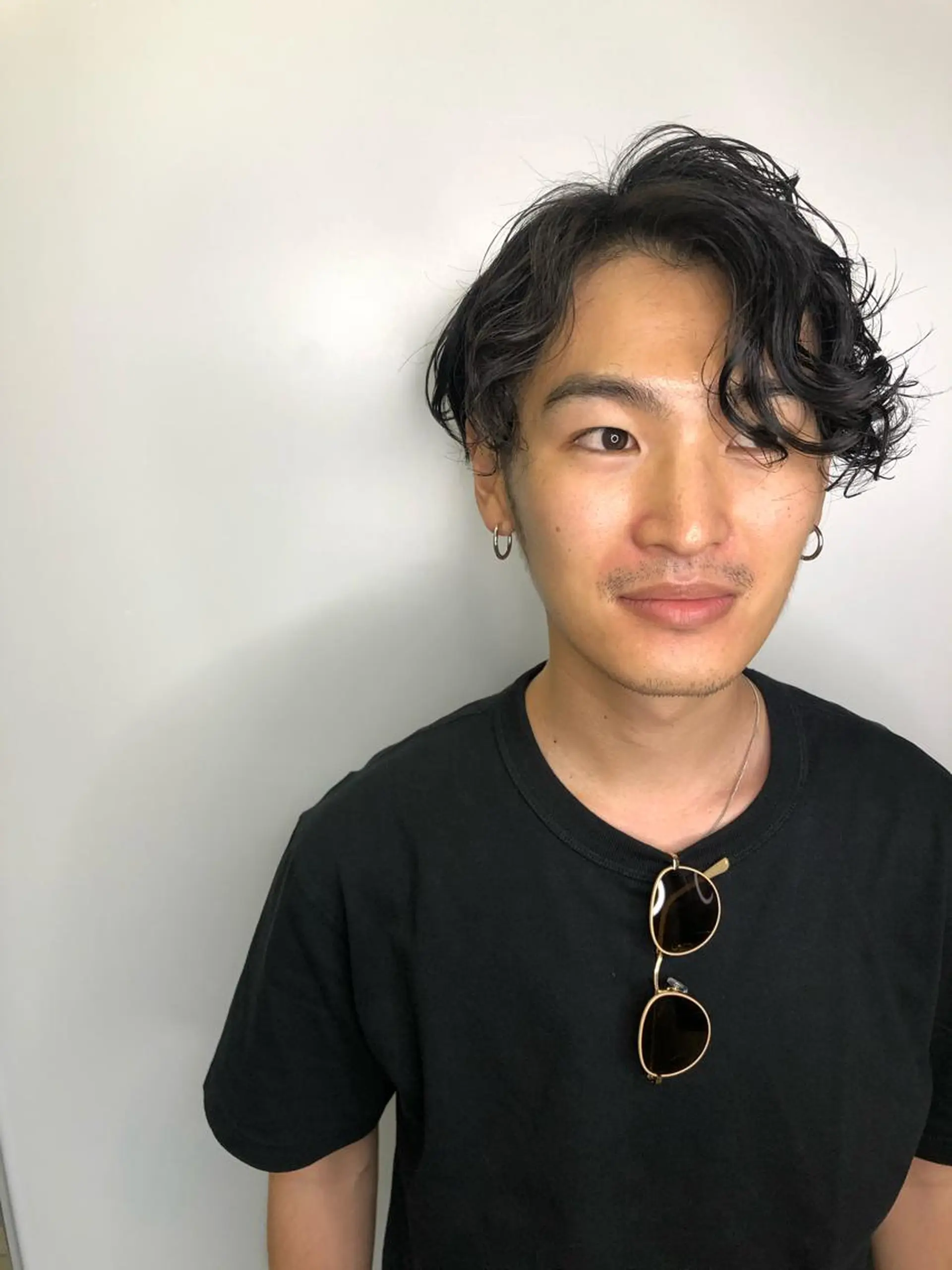 ショート パーマ メンズ メンズパーマ メンズスパイラルパーマ スパイラルパーマ カット パーマ ✴︎赤み除去カラー daichi✴︎のヘアスタイル