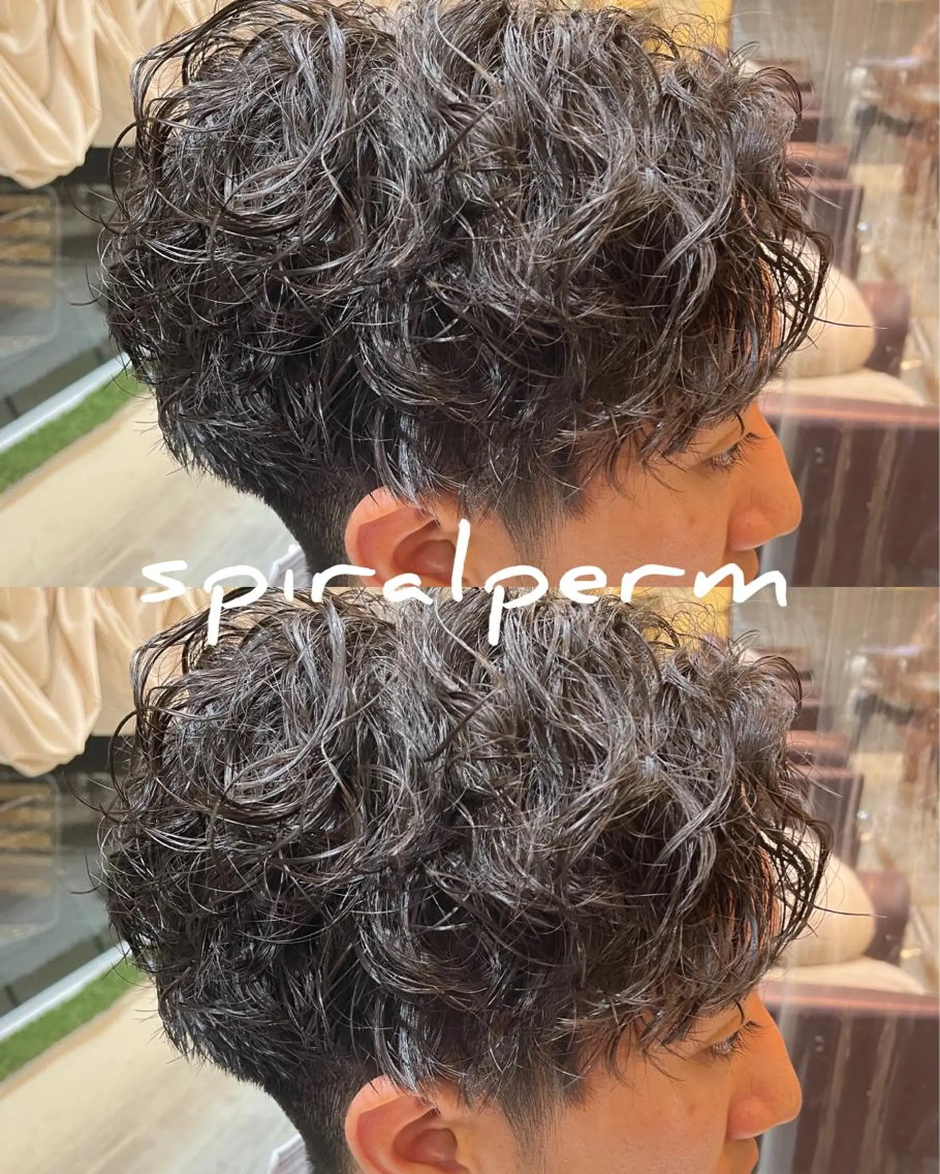 パーマ メンズ 仙台/メンズ/ フェザー/リョウのヘアスタイル