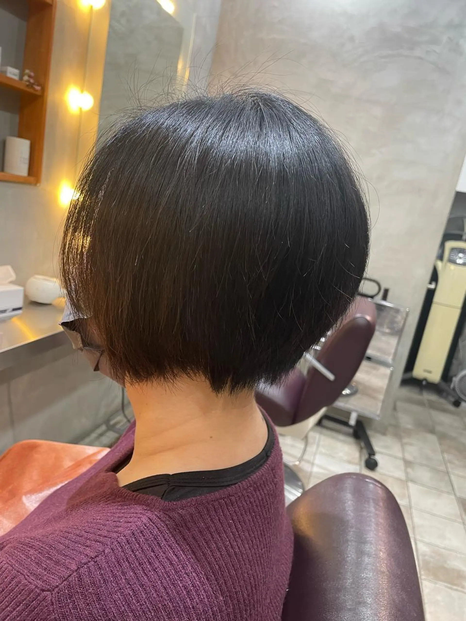 ショート ショートボブ ボブ ショートヘア 岡田 駿也のヘアスタイル