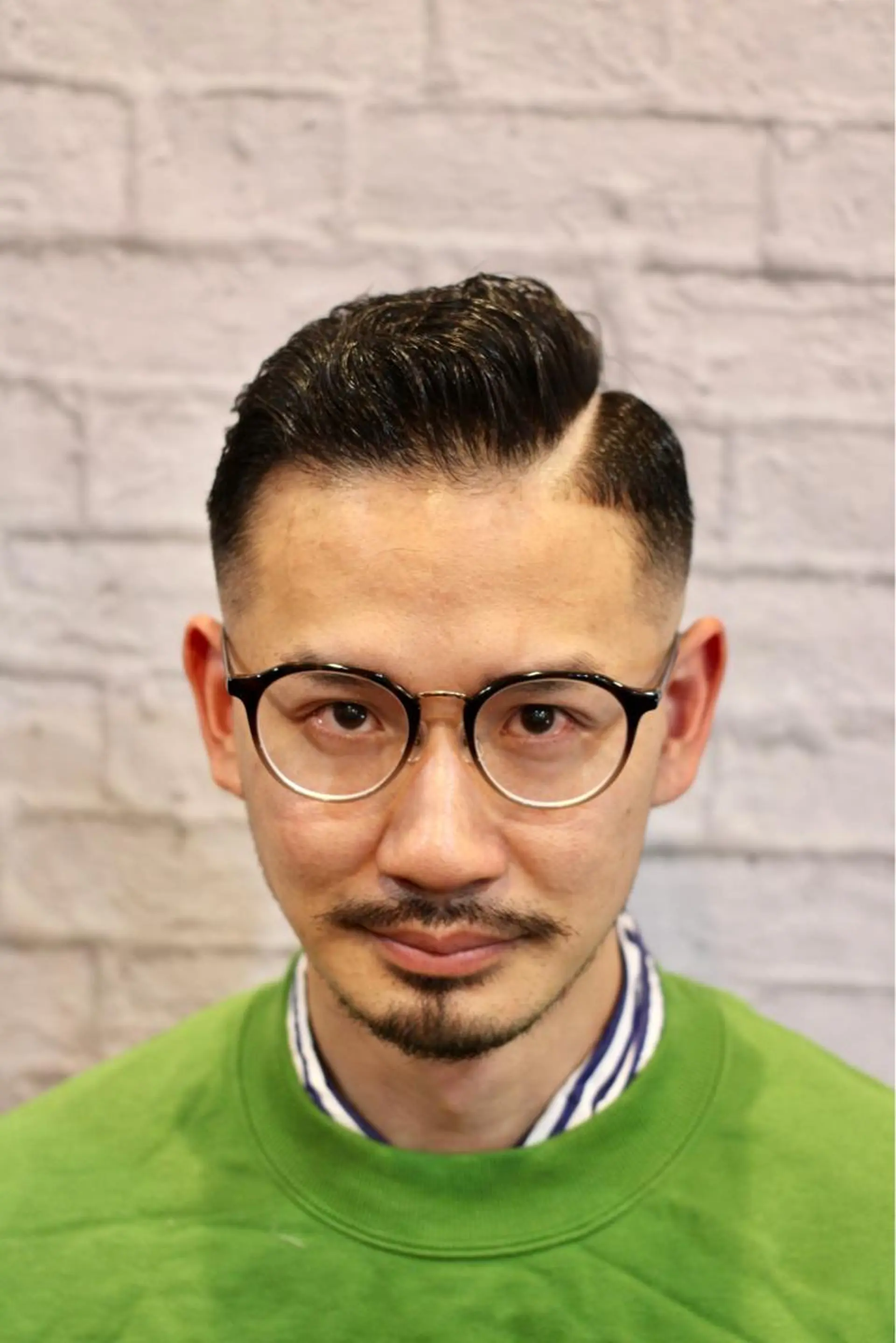 メンズ フェードカット 七三 カット ヘアセット メンズスタイル特化 増田祐二のヘアスタイル