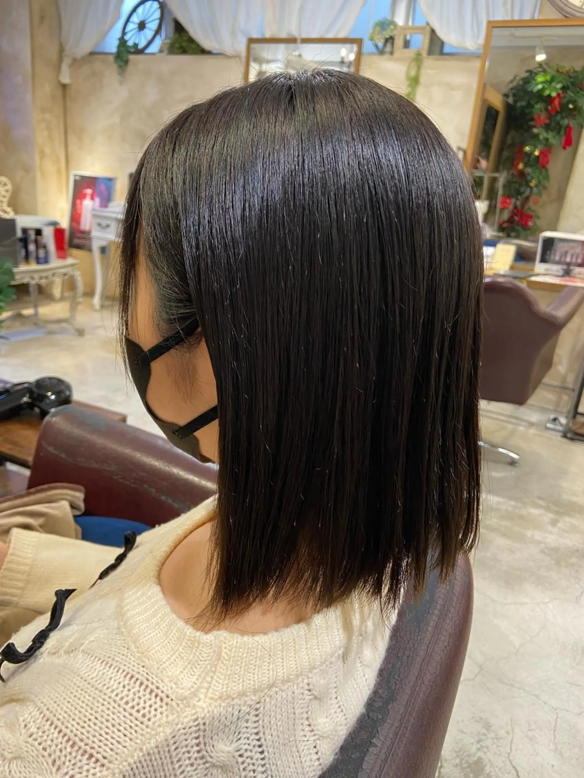 ミディアム 綾/ベージュカラー /パーマ🩰のヘアスタイル