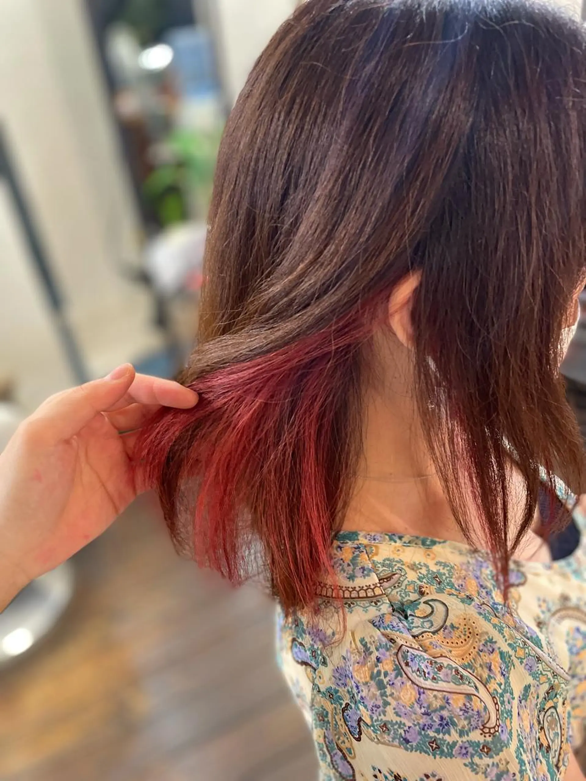 カラー デザインカラー イヤリングカラー ベージュカラー🤎 ayaのヘアスタイル