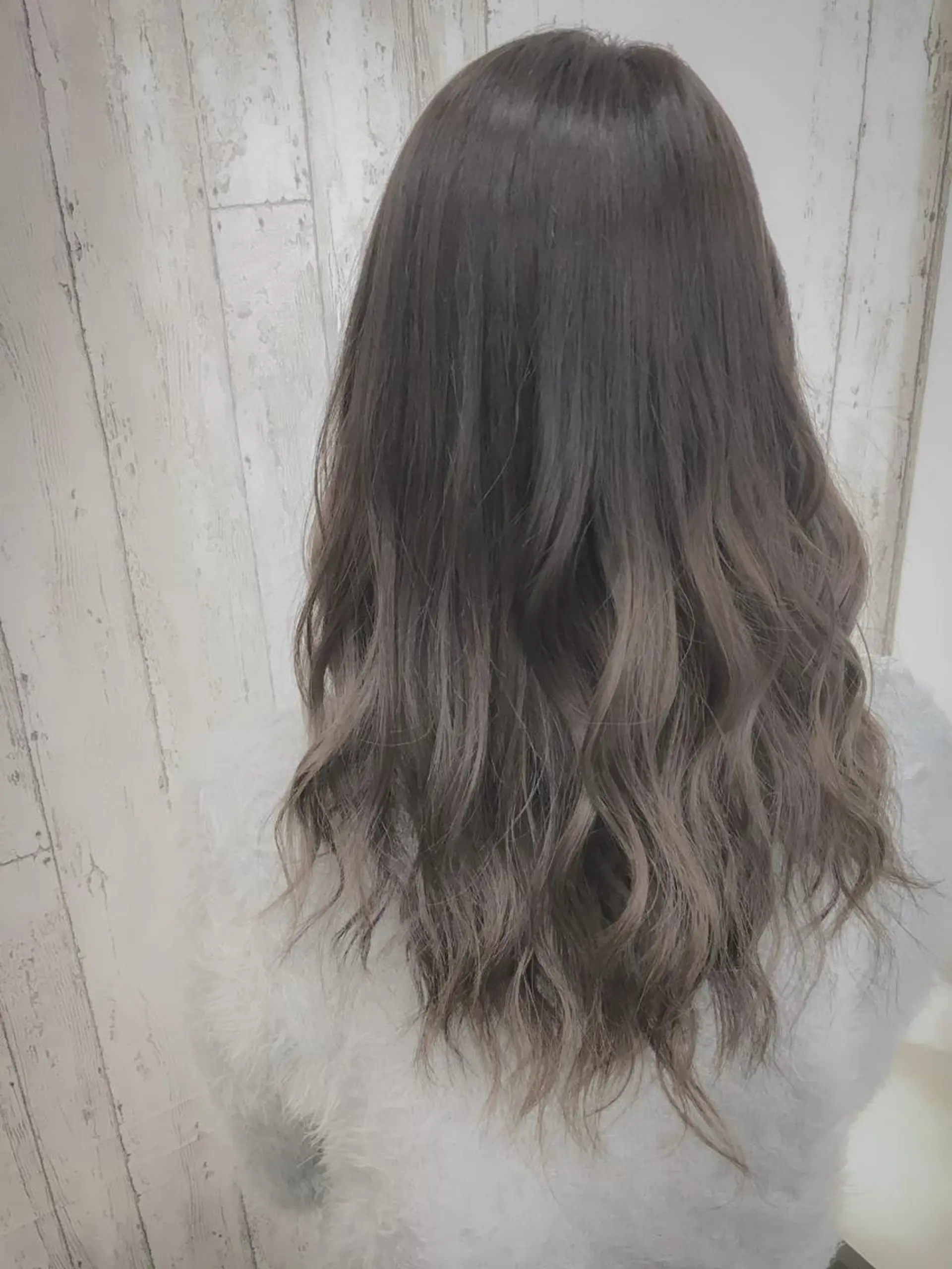 ロング カラー チビ編み込みエクステ シールEXどぅ〜すのヘアスタイル