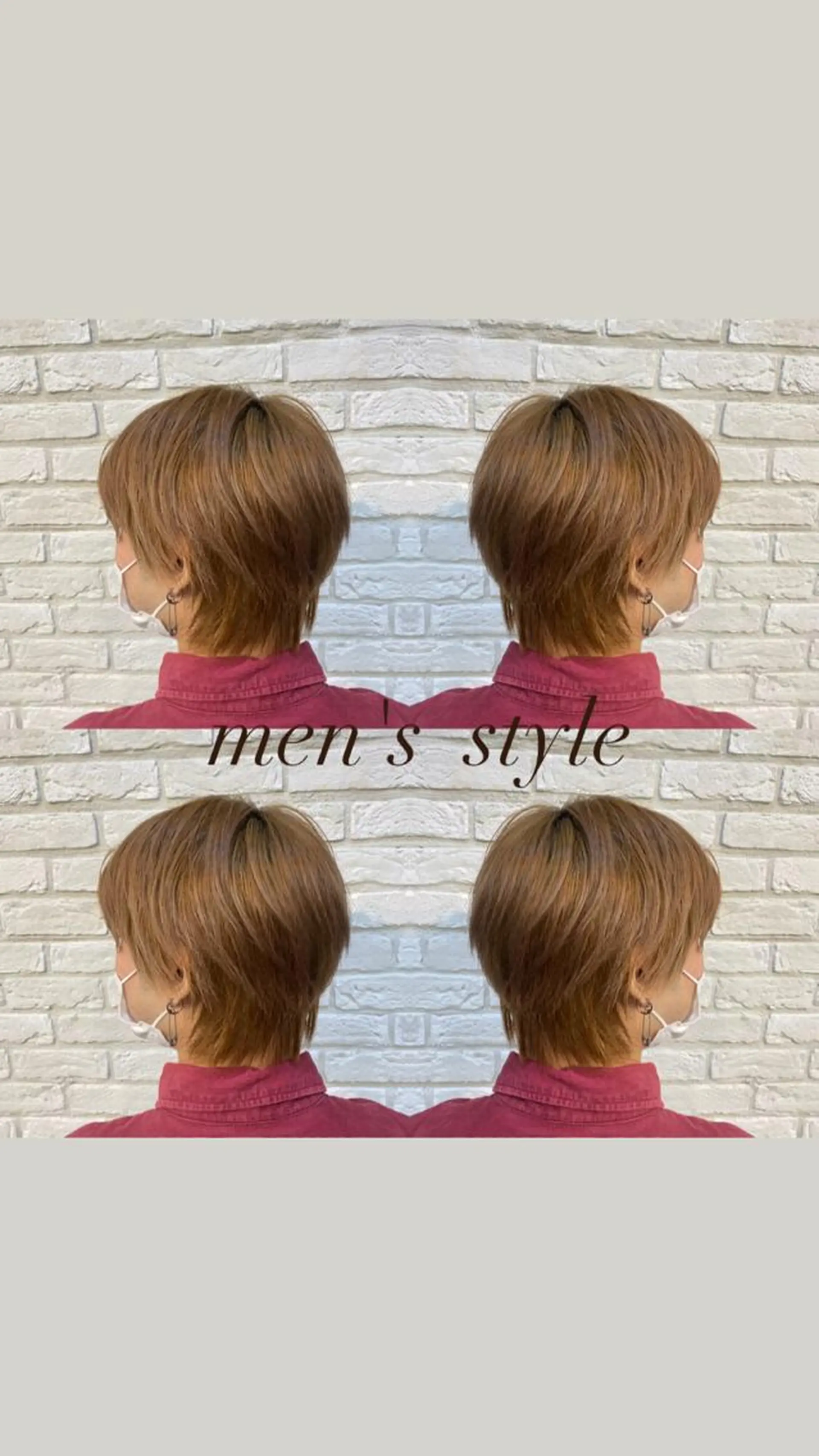 メンズ メンズウルフカット ウルフカット ココロ☀️ CLUTCH天王寺店のヘアスタイル