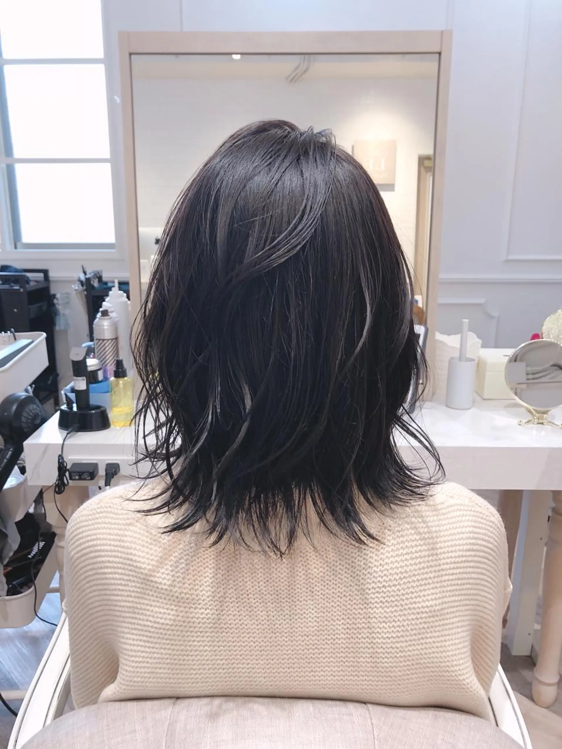 ミディアム 清水 秀幸のヘアスタイル