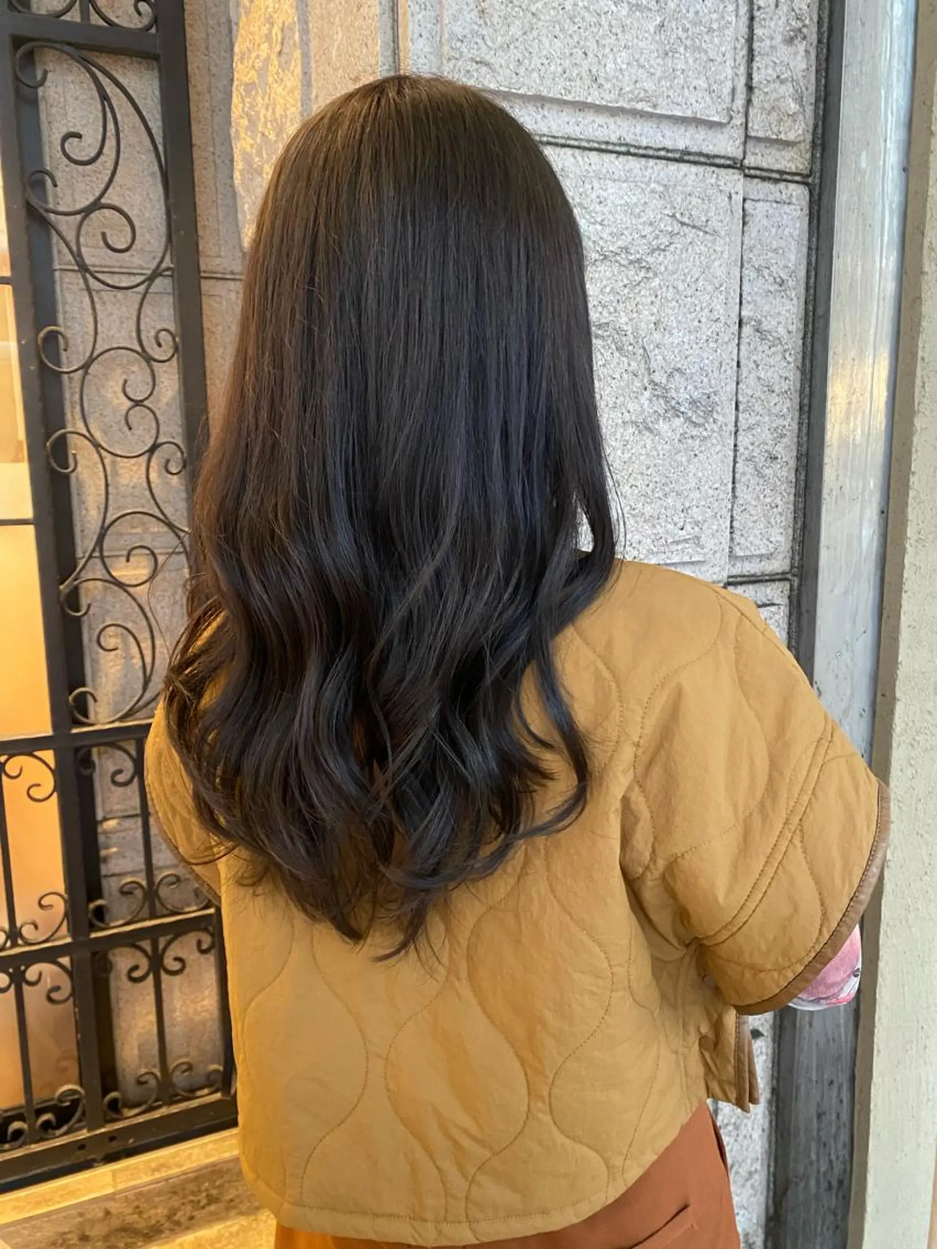 ロング カラー 藤原 侑香のヘアスタイル
