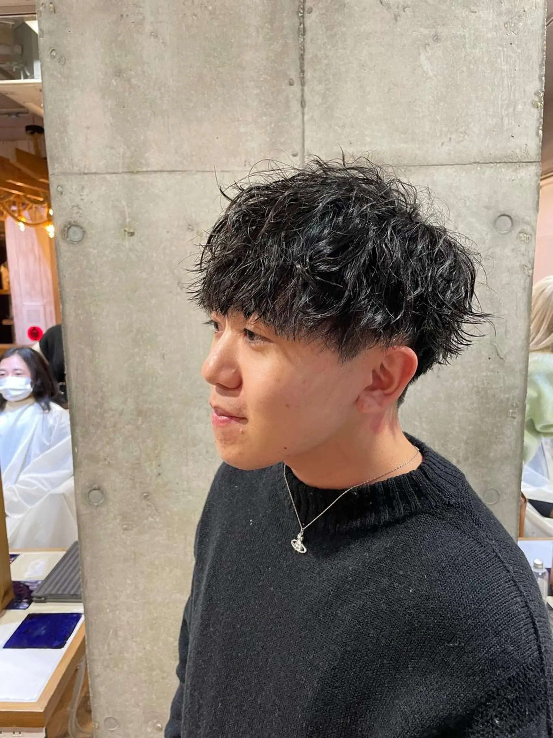 ショート パーマ メンズ カット パーマ トリートメント 🔥メンズ特化パーマ 🦖増田弘明🦖のヘアスタイル