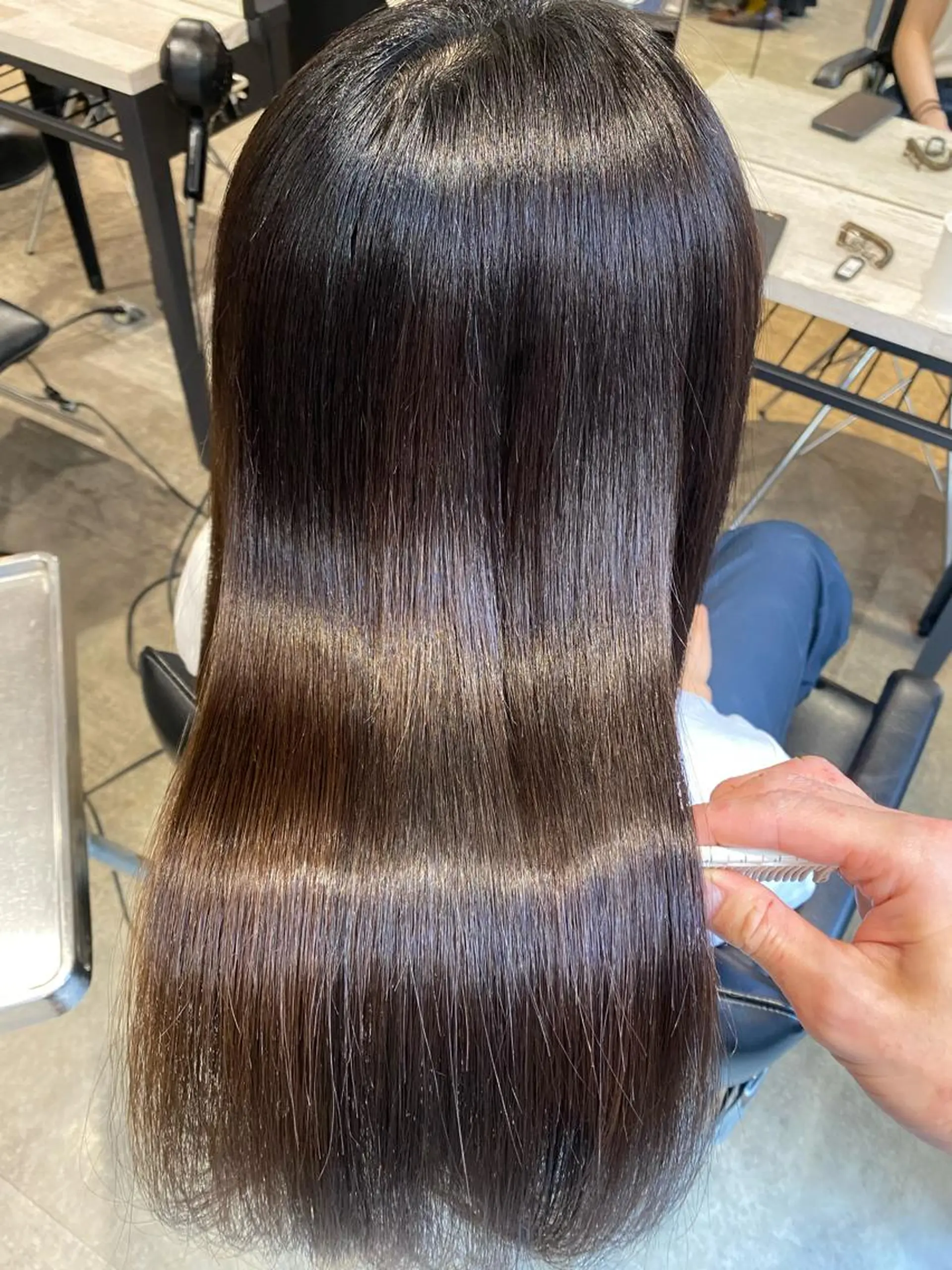 ロング 縮毛矯正 増子 祐太朗のヘアスタイル