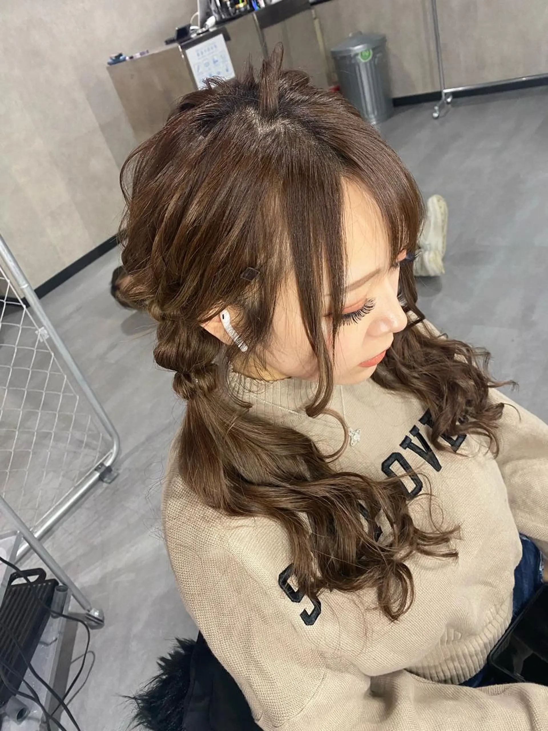 ヘアアレンジ 大天使 まいめろのヘアスタイル