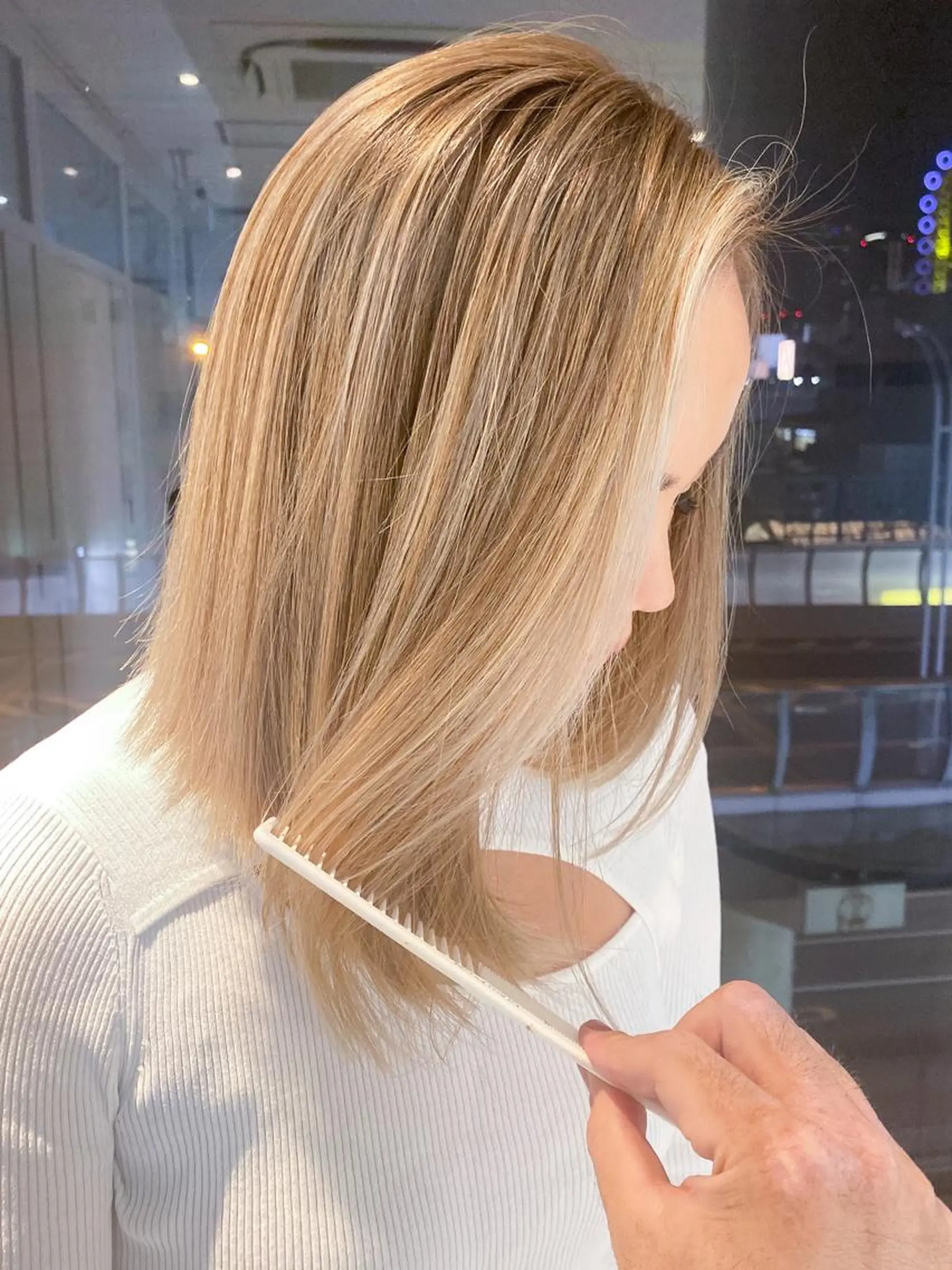 ミディアム カラー welring hair salonのヘアスタイル
