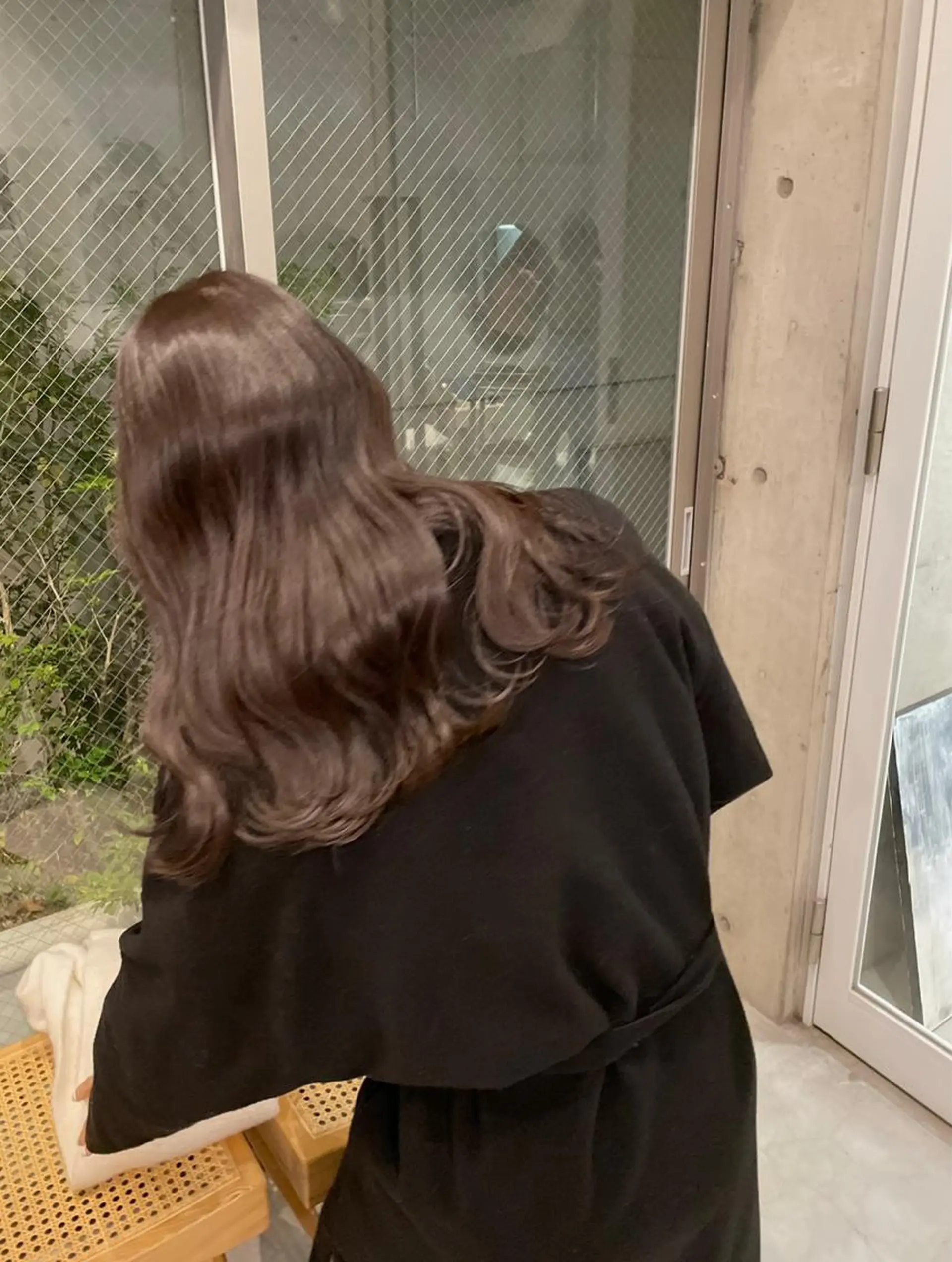 ロング カラー グレージュ カット ヘアカラー トリートメント レイヤーカット🎀 kanaのヘアスタイル