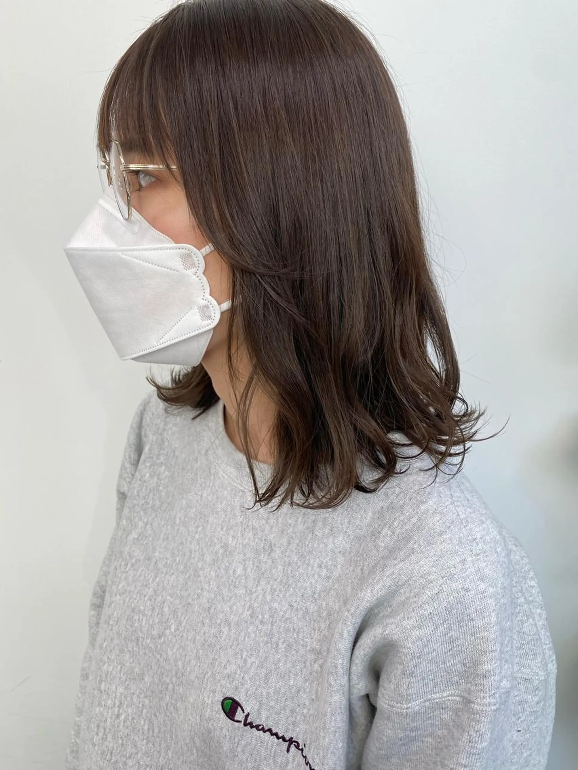 セミロング カラー 🌼ハイライト透明感 🌼maiのヘアスタイル