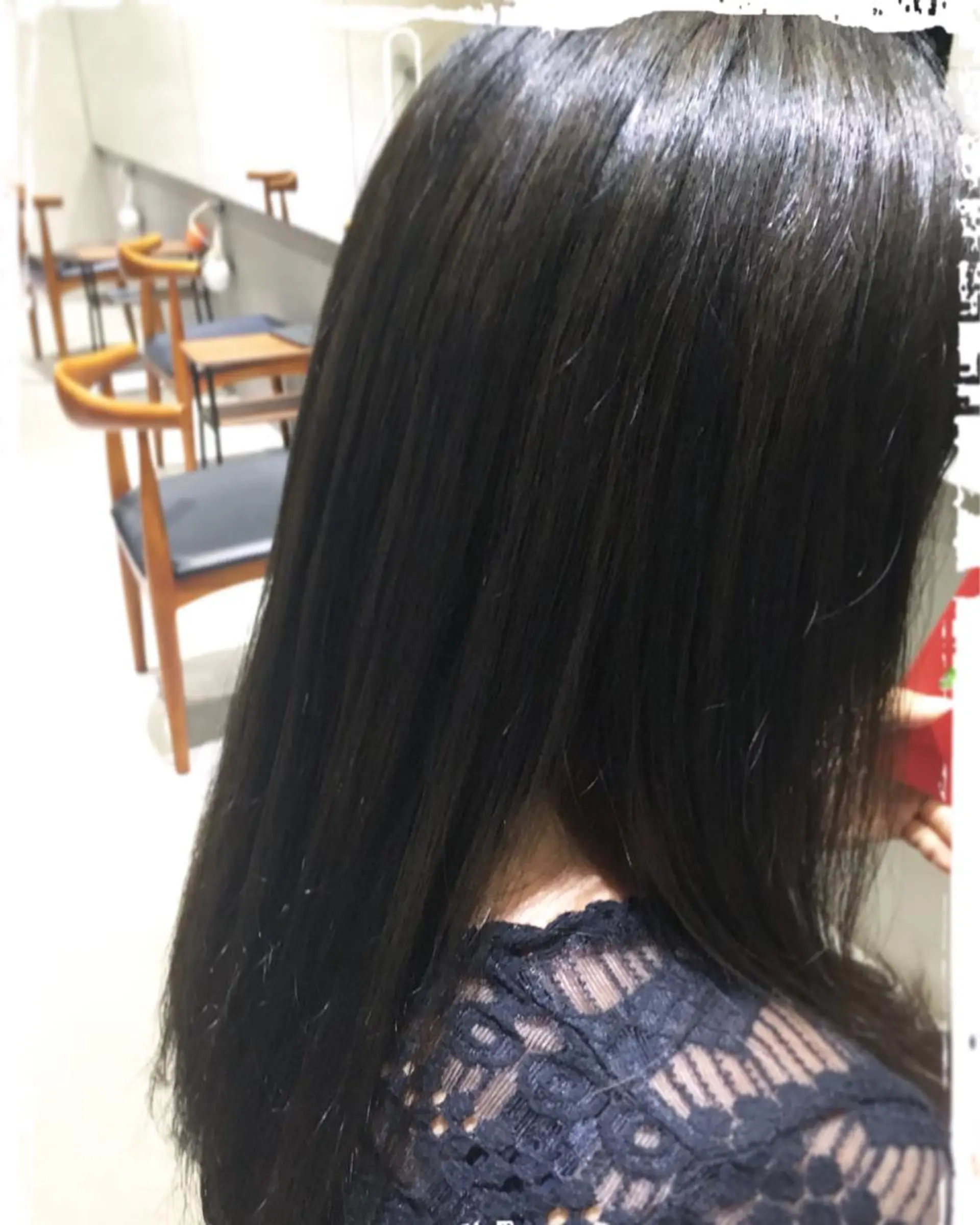 セミロング カラー ヘアカラー くまがい みゆ【edge.】のヘアスタイル