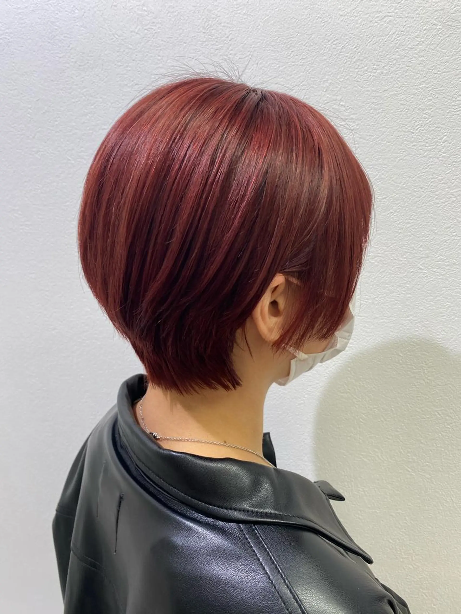 ショート カラー カシス ピンクカラー 西山梨々【5/1〜 復帰致します🌼】のヘアスタイル