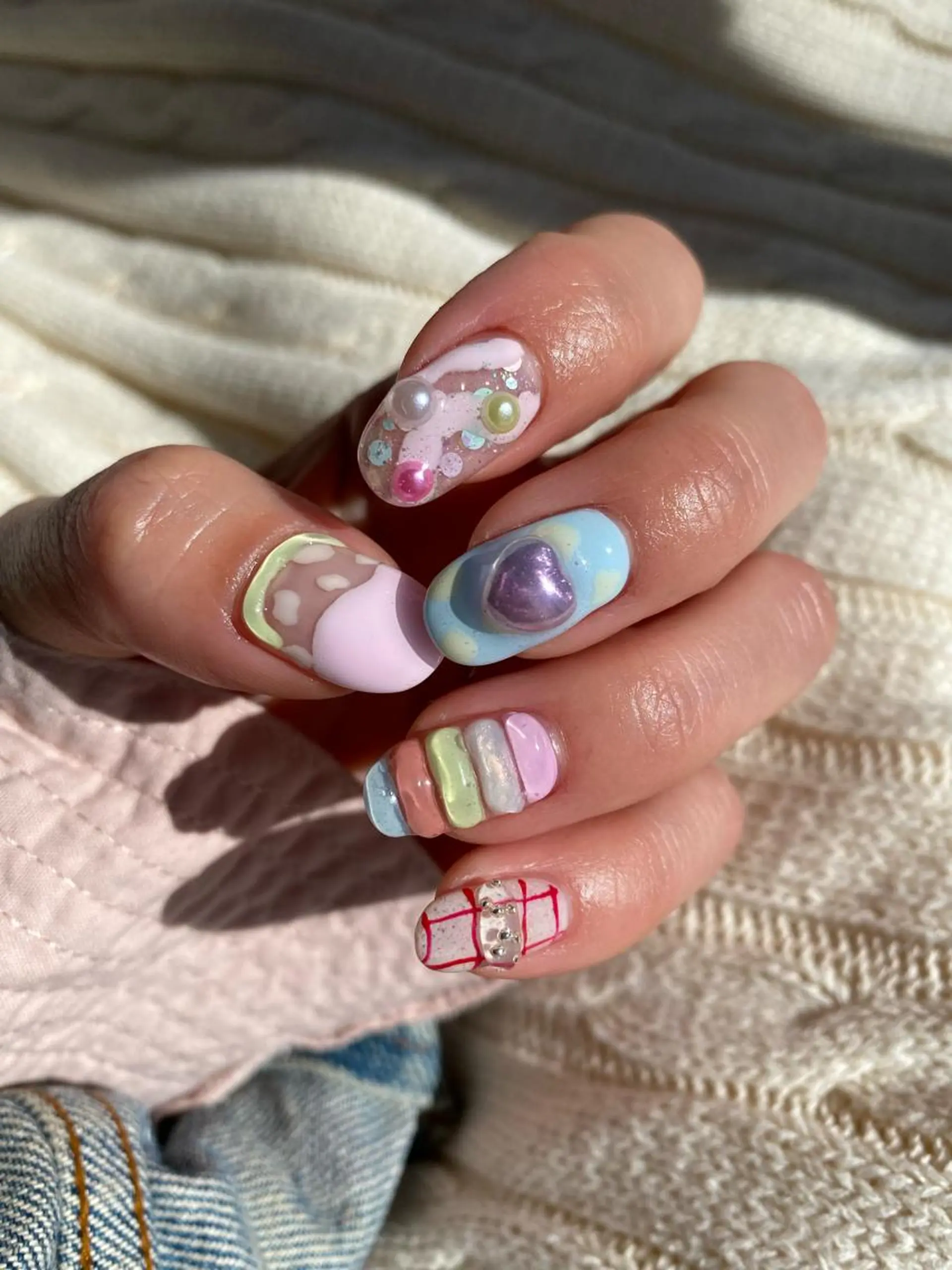 ネイル パステルネイル ハンドネイル 表参道colore店 REICAのネイルデザイン