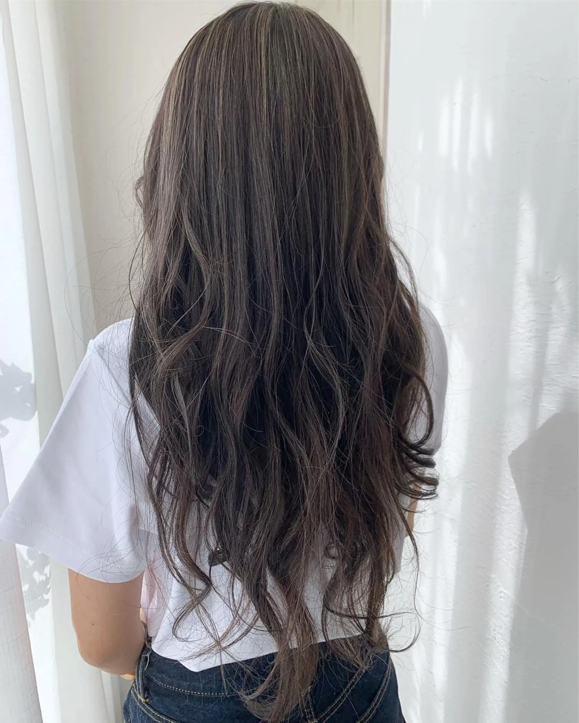 ロング カラー カット ヘアカラー fio マナミのヘアスタイル