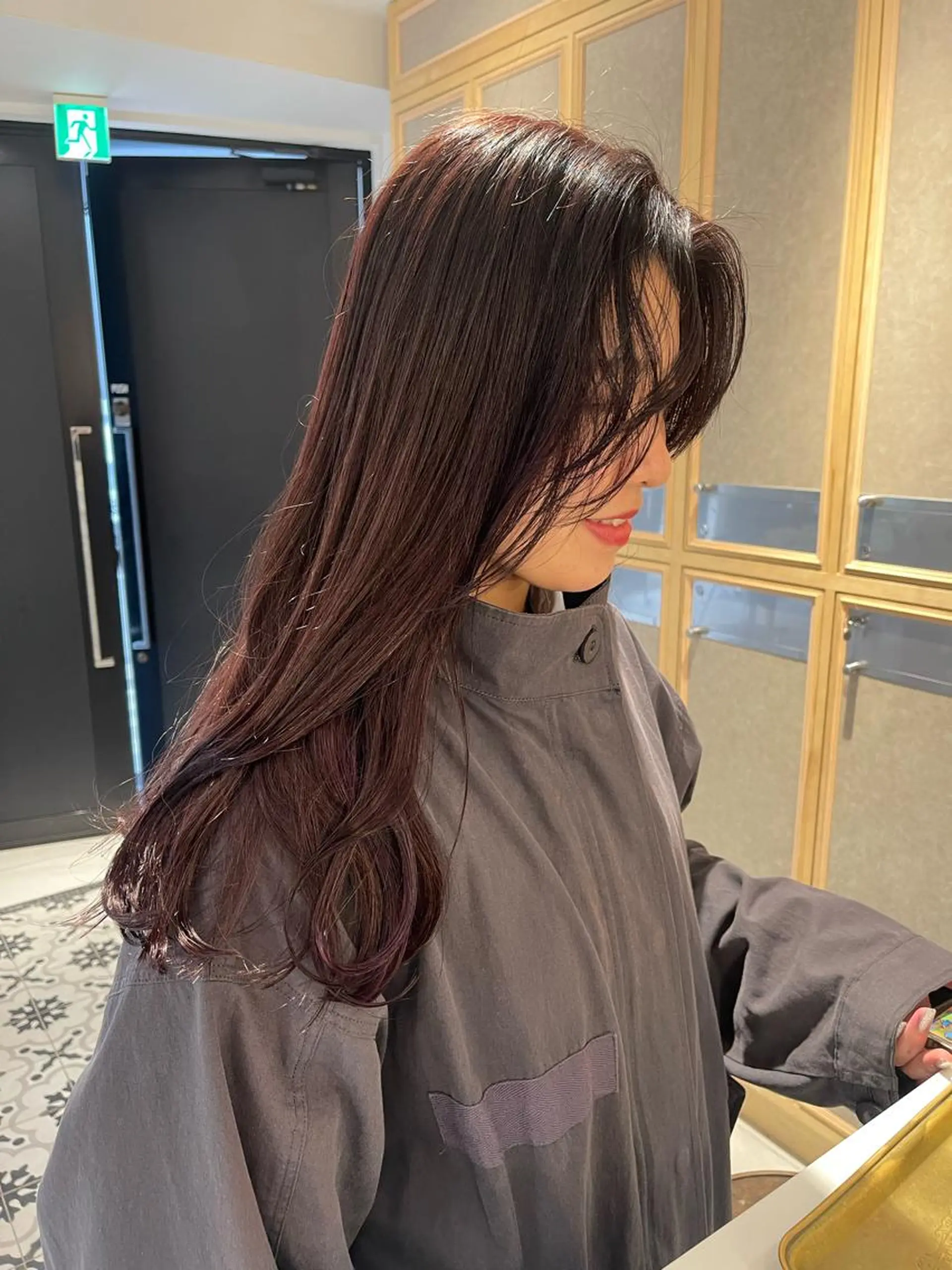 ロング カラー ラベンダーカラー ラベンダー/レイヤー スタイル🤎mamiのヘアスタイル