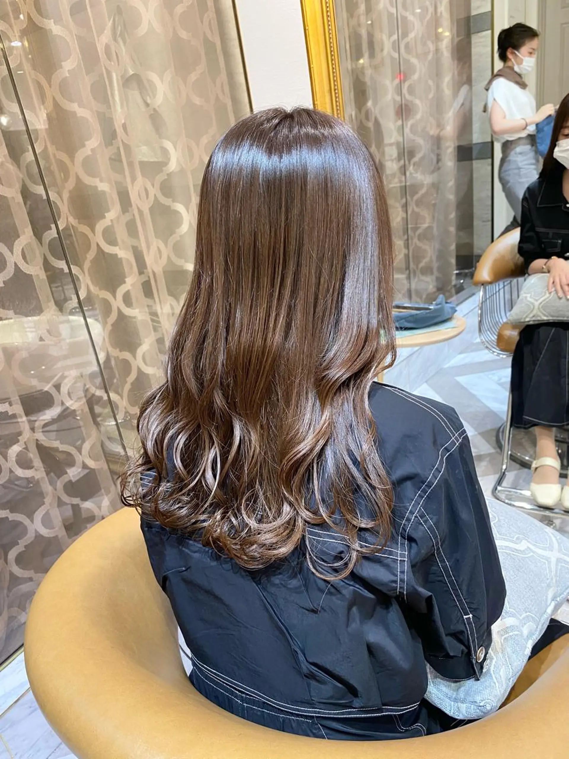 ロング カット ヘアカラー トリートメント ‎🤍髪質改善‎🤍 レイヤーカット‎🤍のヘアスタイル