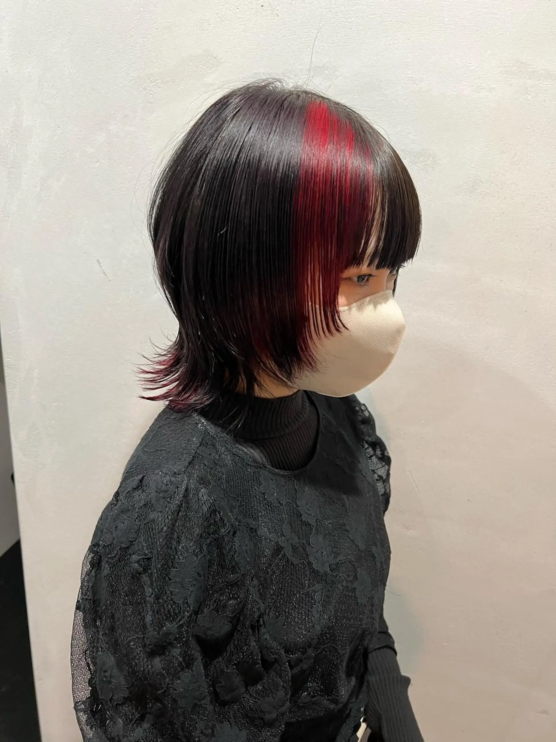ミディアム カラー デザインカラー Ryo リョウのヘアスタイル