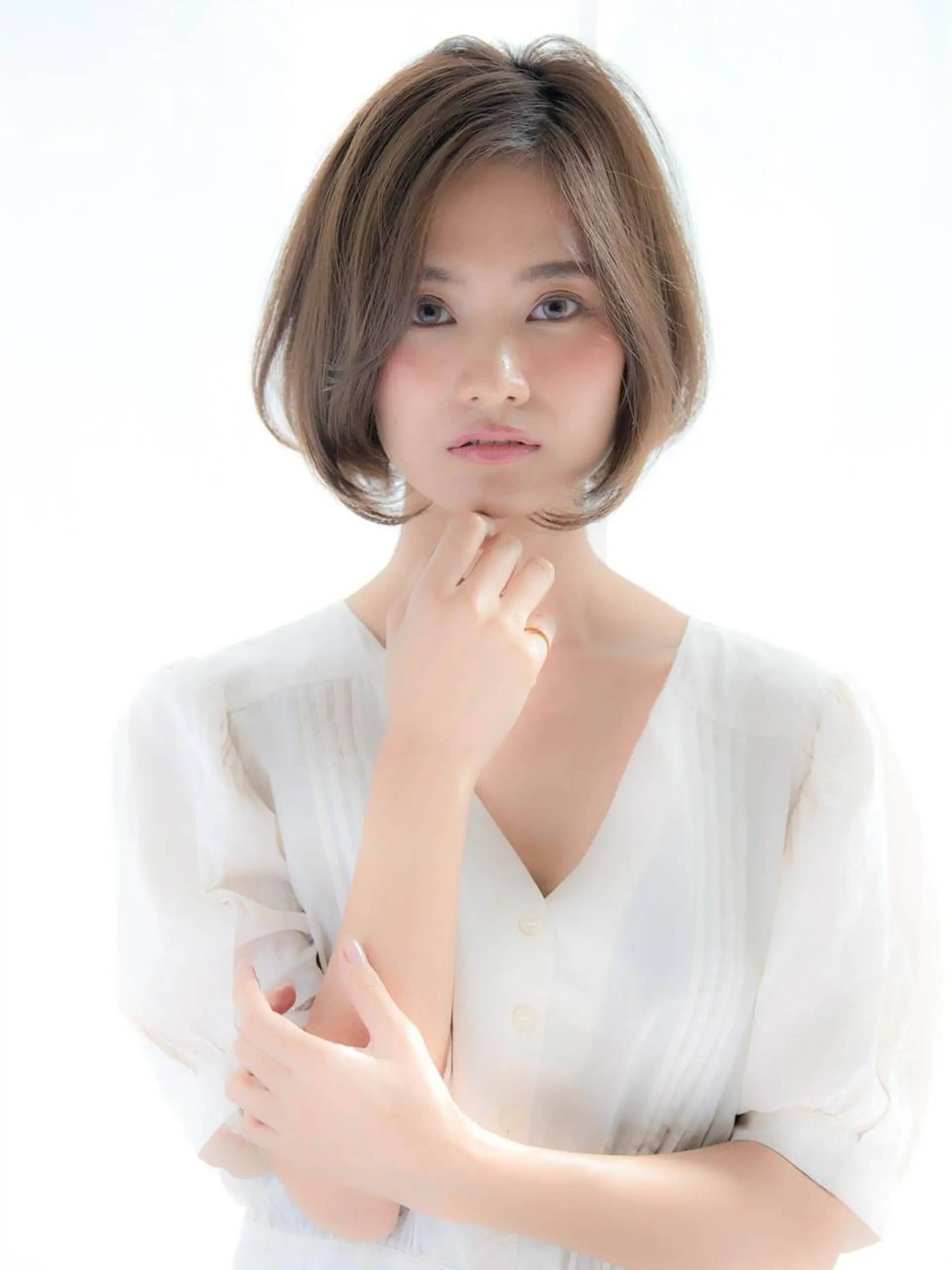 ショート カラー レイヤーカット✂️ 横浜No1♡下鳥翔子のヘアスタイル