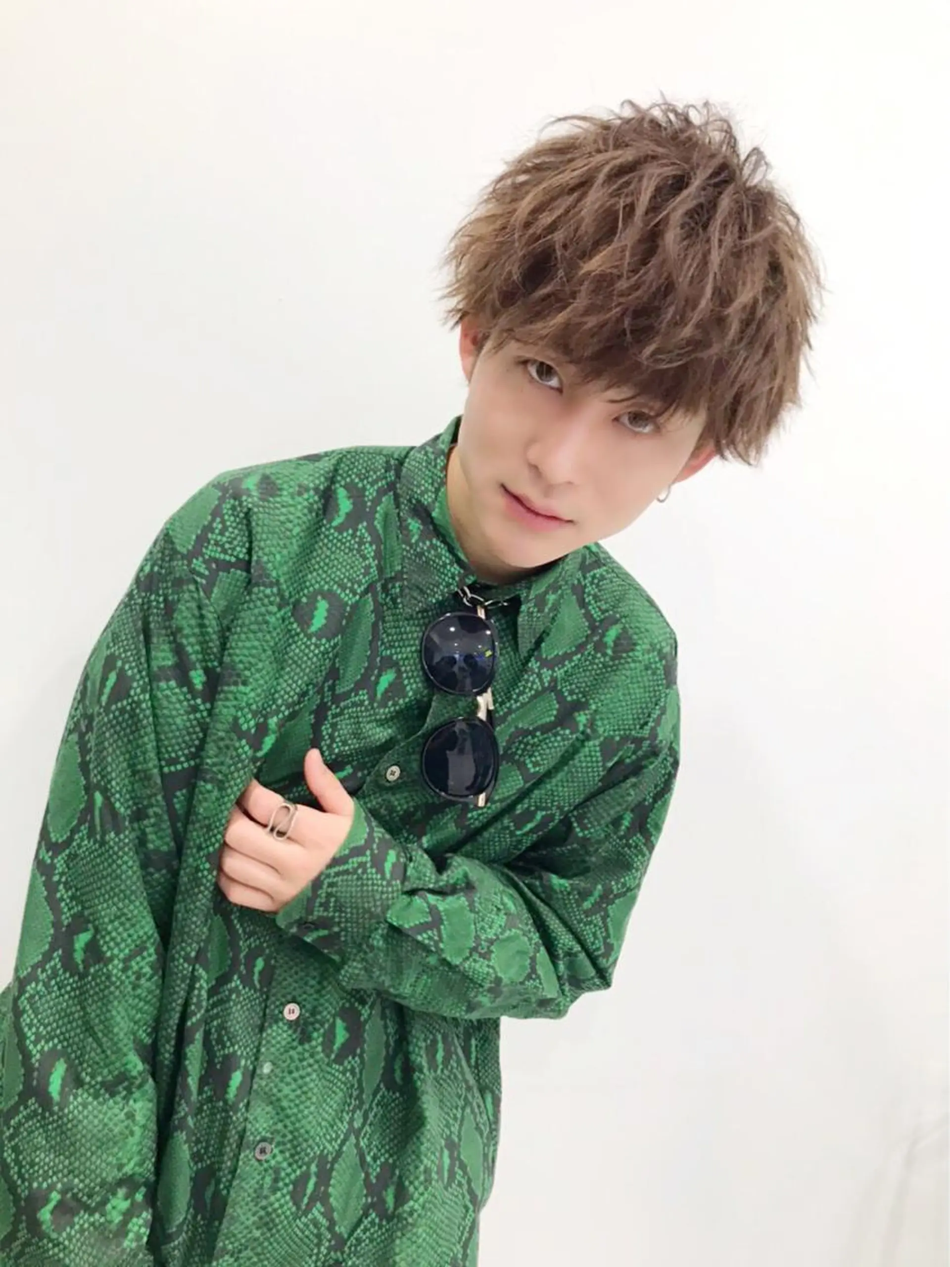 ショート カラー ヘアアレンジ メンズ 新世代パーマ⚡️ の達人トモ⚡️のヘアスタイル