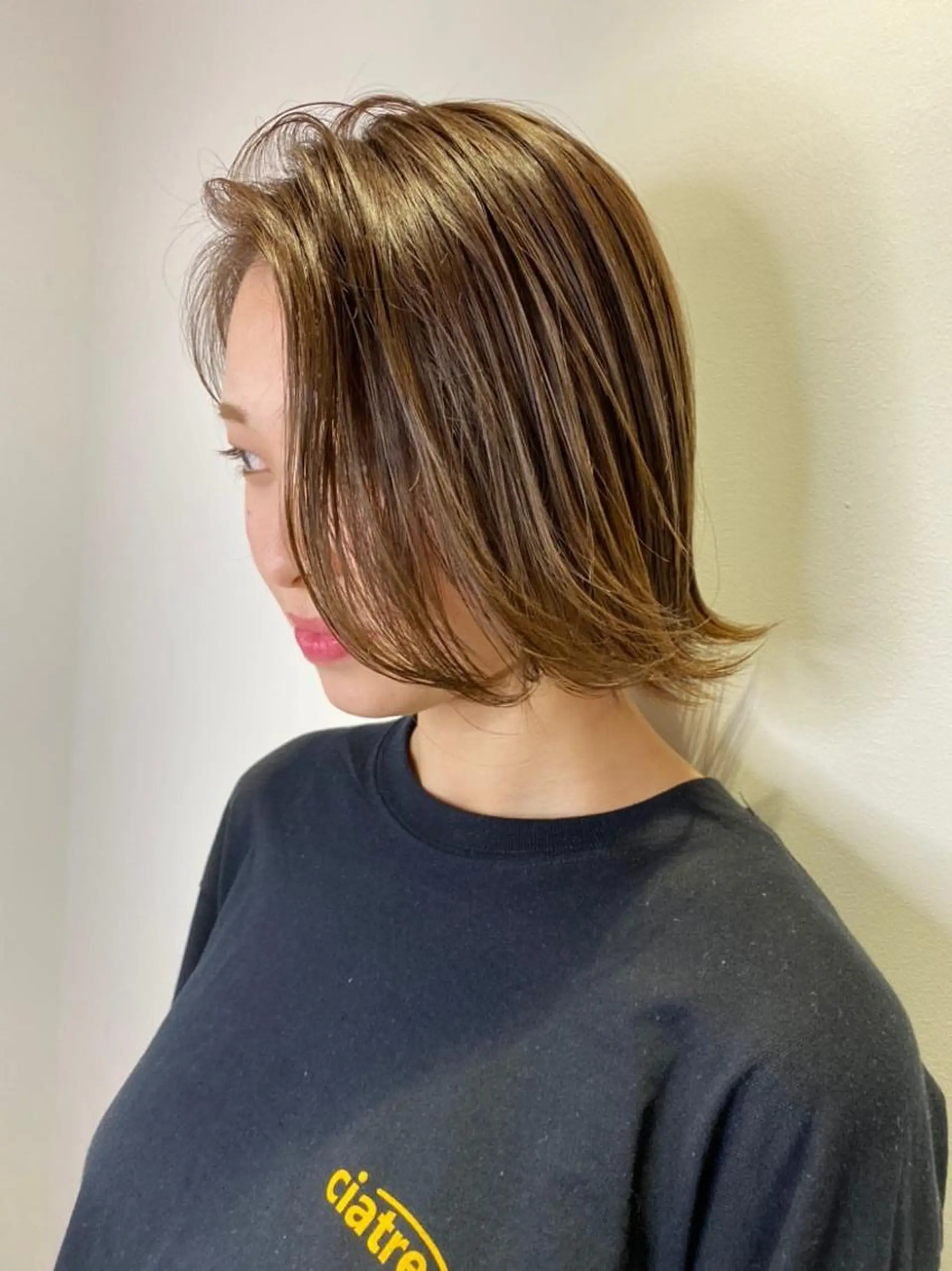 ショート カラー パーマ/レイヤー/ ボブ/豊浦翔太のヘアスタイル