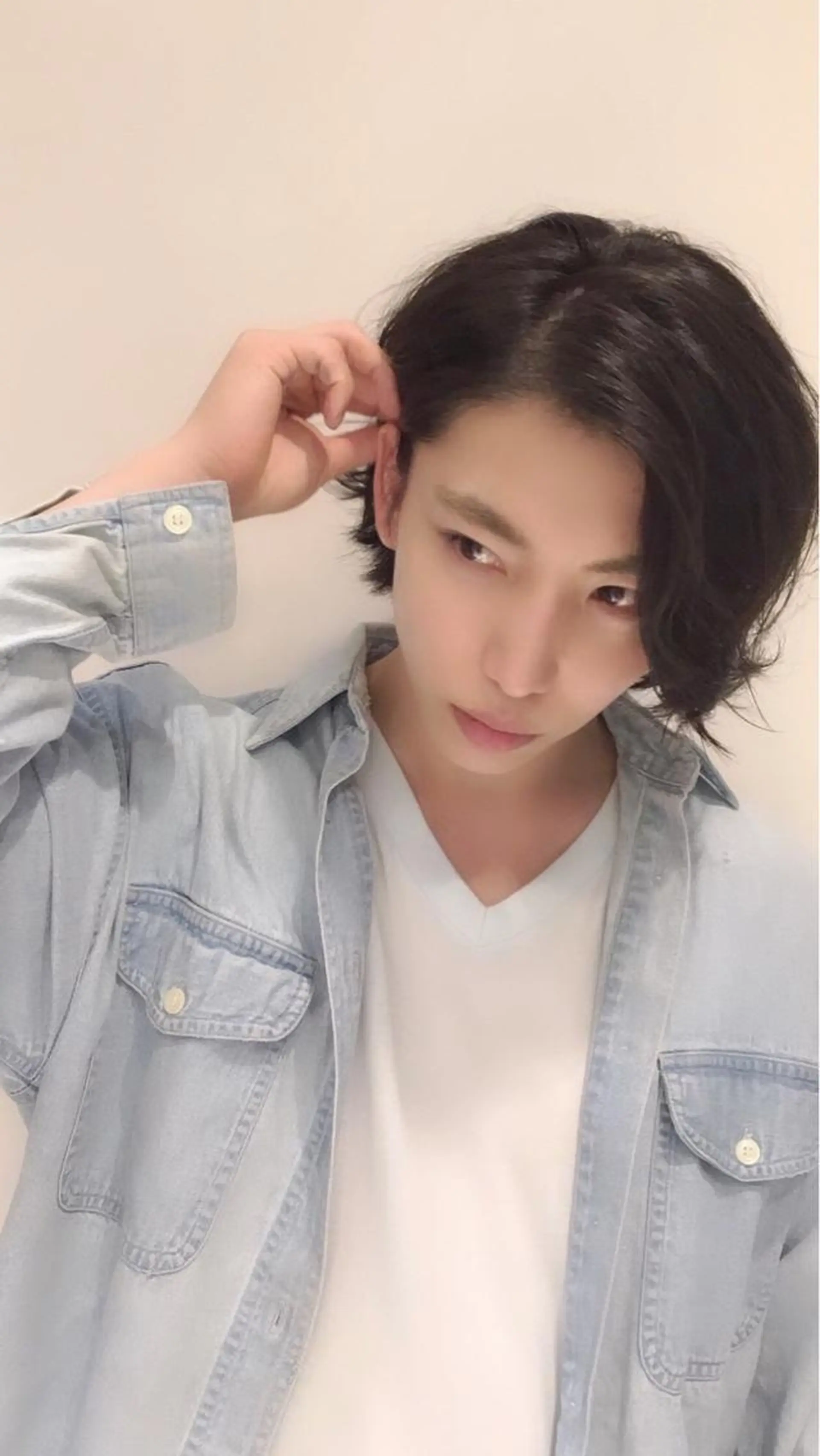 セミロング カラー パーマ ヘアアレンジ メンズ 【公式】amble luxe池袋東口🩷のヘアスタイル