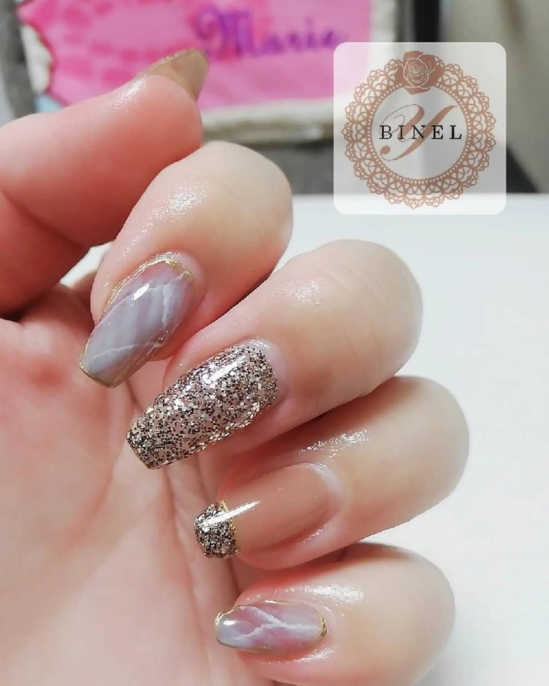 ネイル ハンドネイル Nail Salon Y.BINELのネイルデザイン