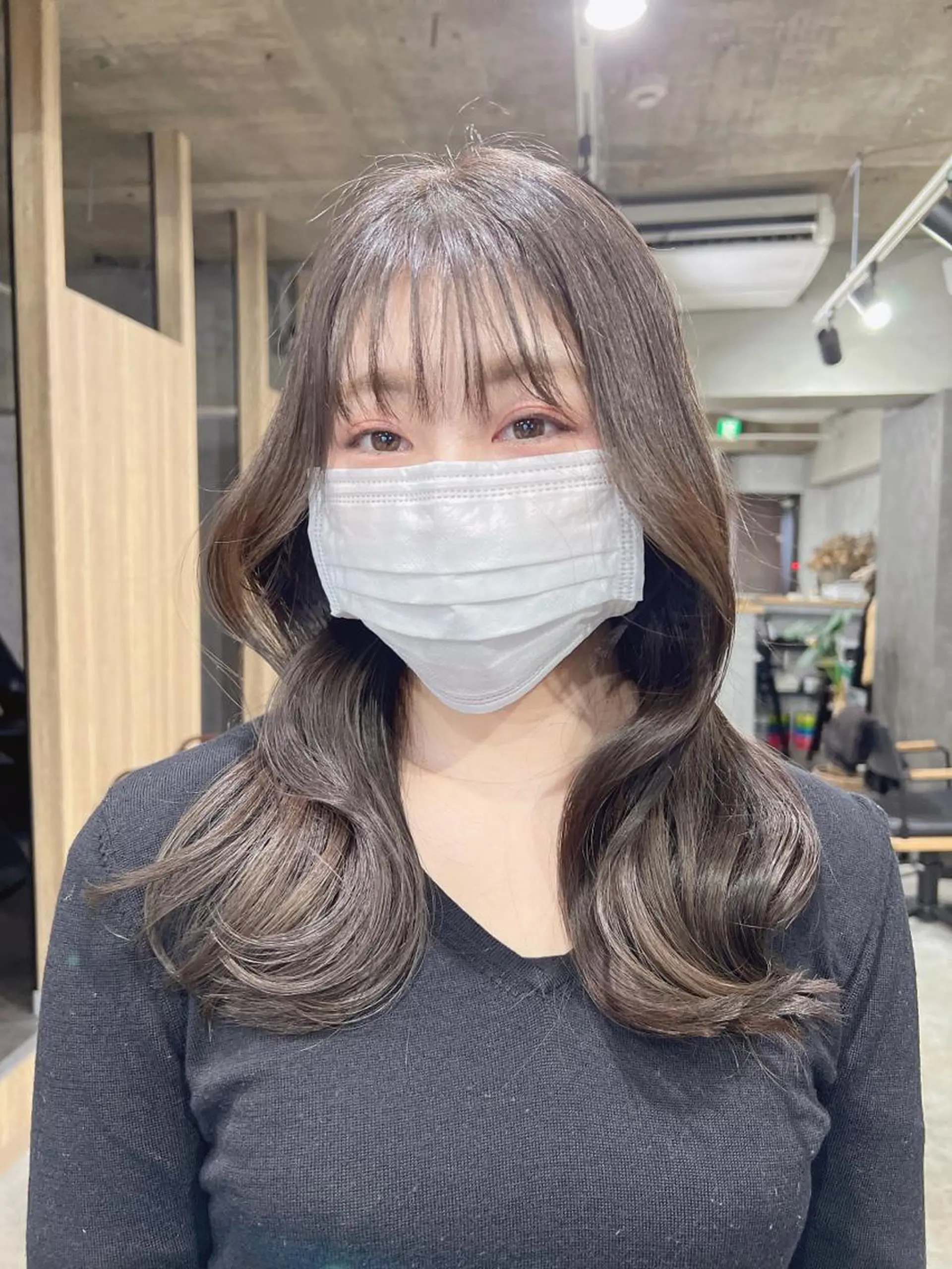 ロング カラー カット ヘアカラー トリートメント ヘッドスパ ヘアセット 韓国レイヤー/ 顔周り💕田中将吾のヘアスタイル