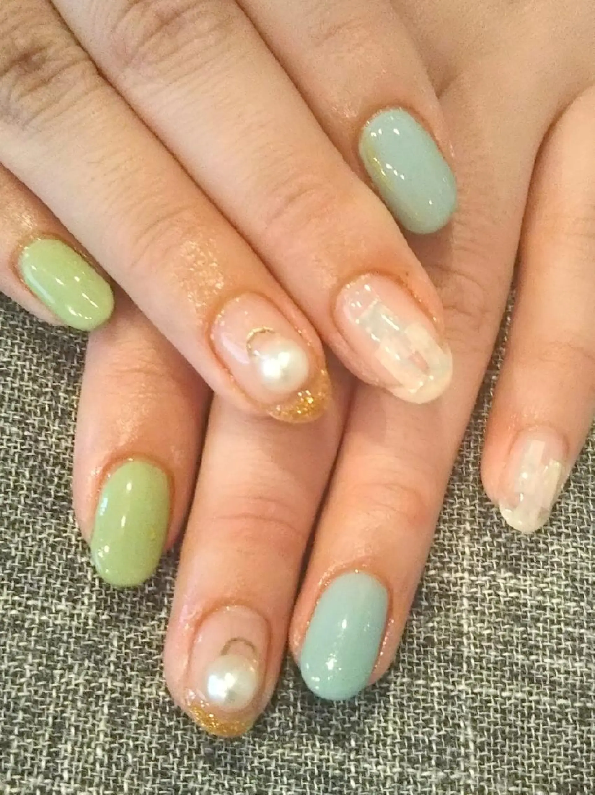 ネイル パステルネイル ハンドネイル private salon mieのネイルデザイン