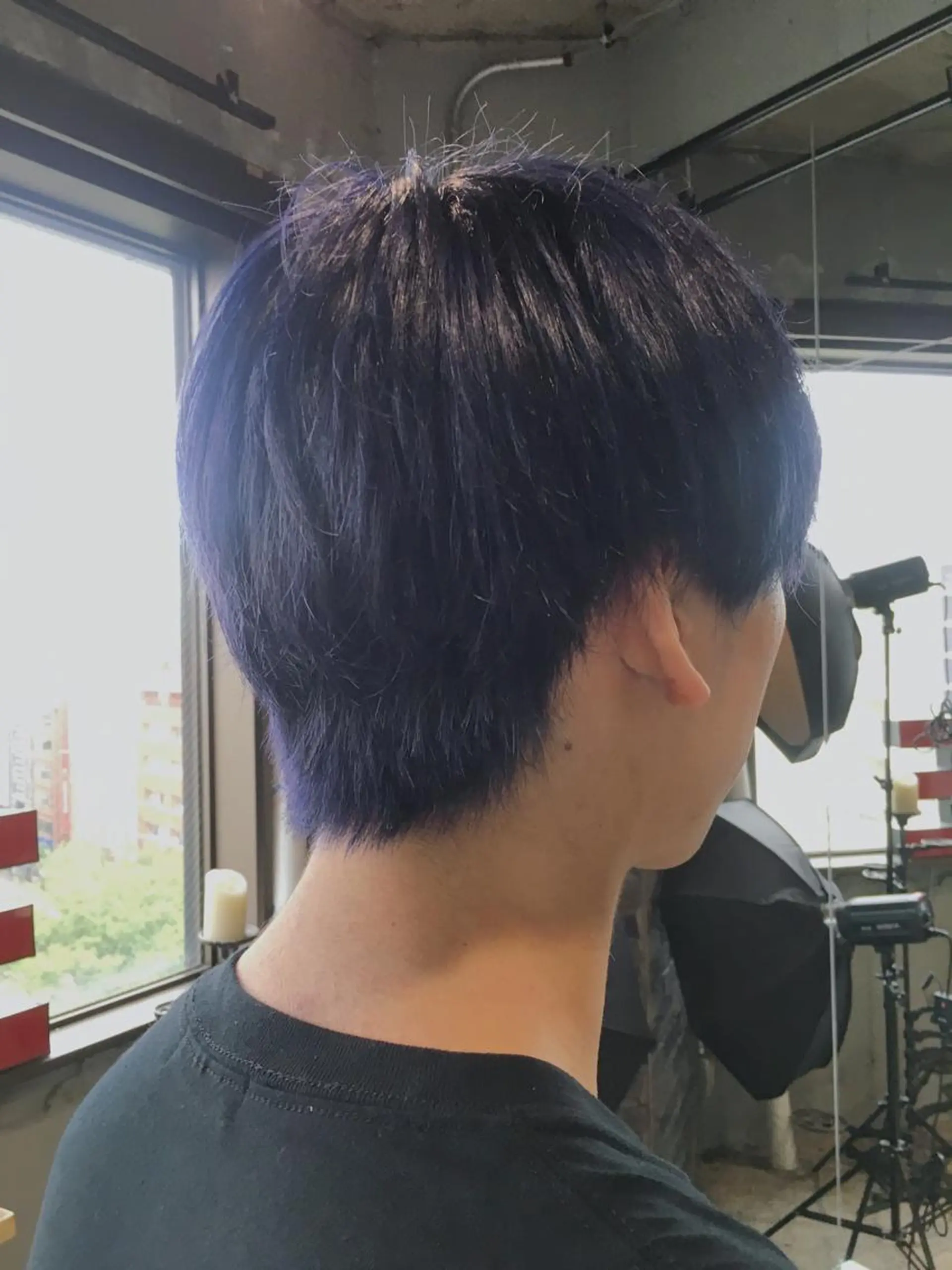 ショート カラー メンズ ヘアカラー トリートメント 代表 中島貴志のヘアスタイル