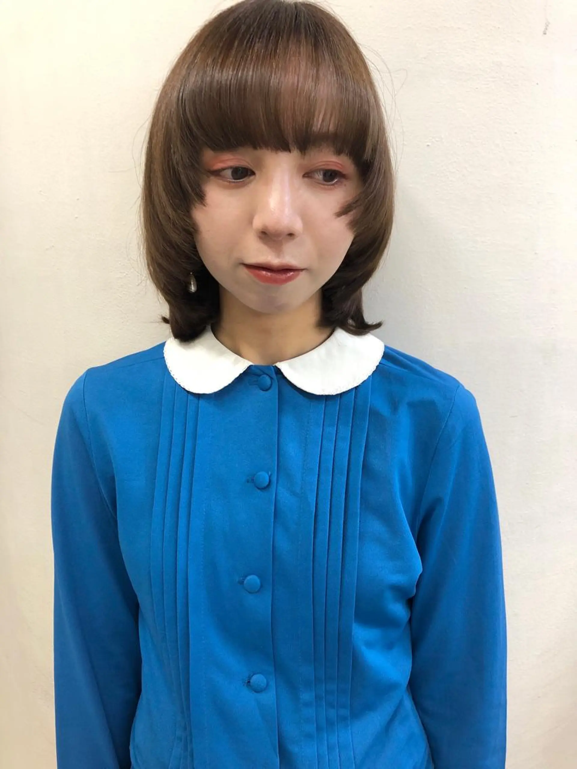 ミディアム ウルフカット vivre libreのヘアスタイル