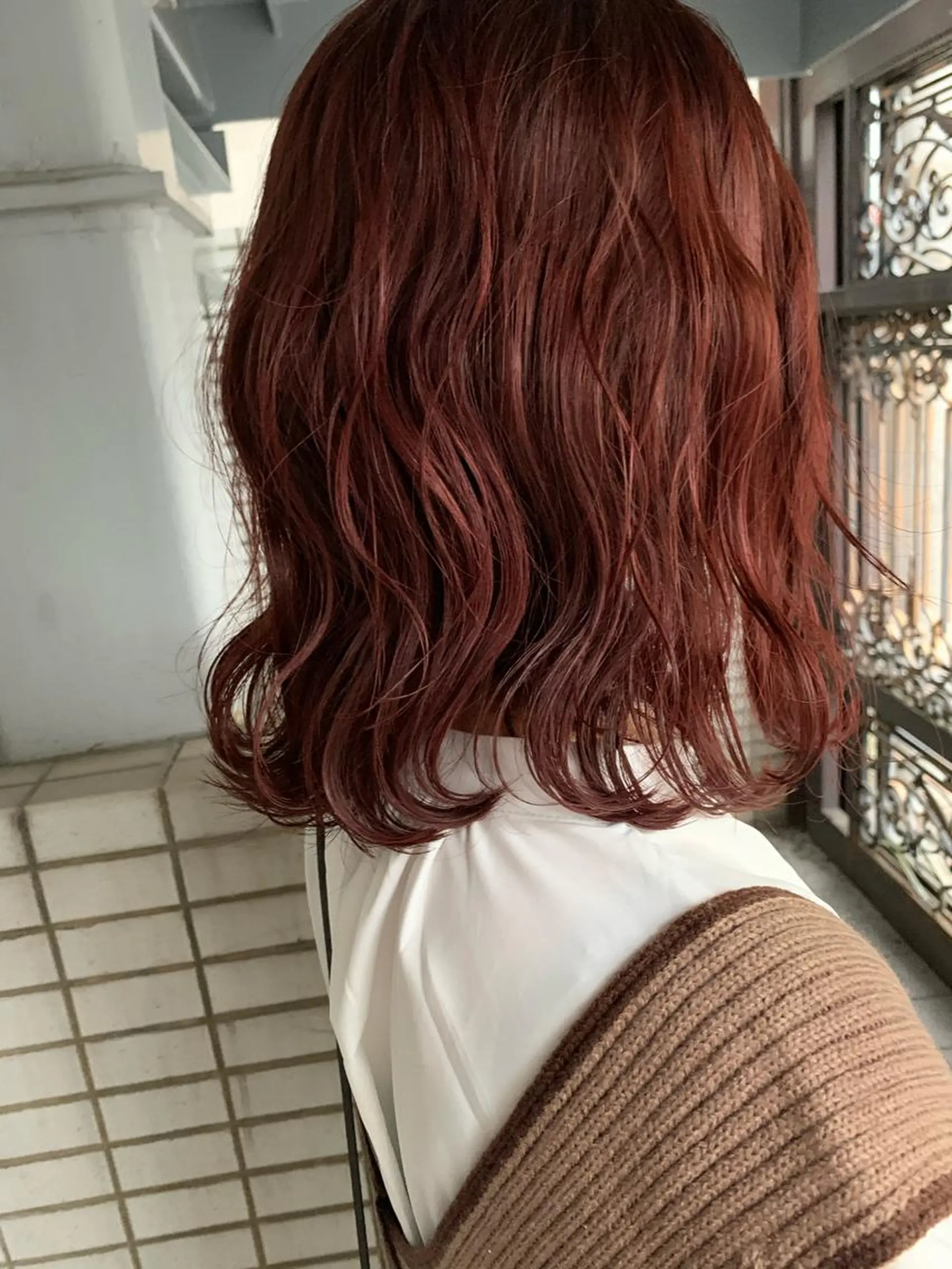 ミディアム カラー amy.所属・メンズカットパーマ/ ブリーチ高柳将太のヘアスタイル