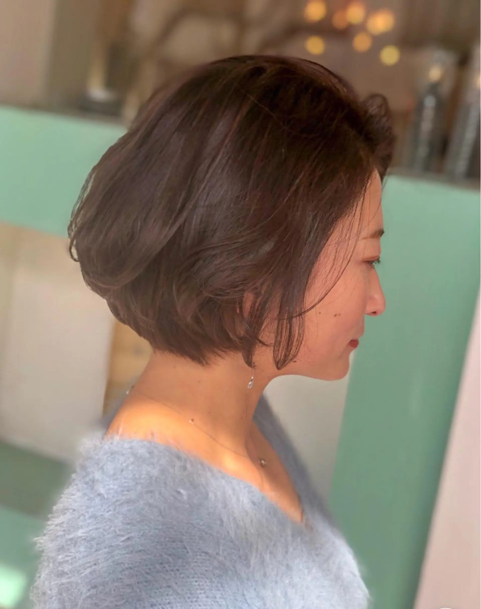 ショート カラー 似合わせカット 限定1名撮影モデル 村中衣里のヘアスタイル