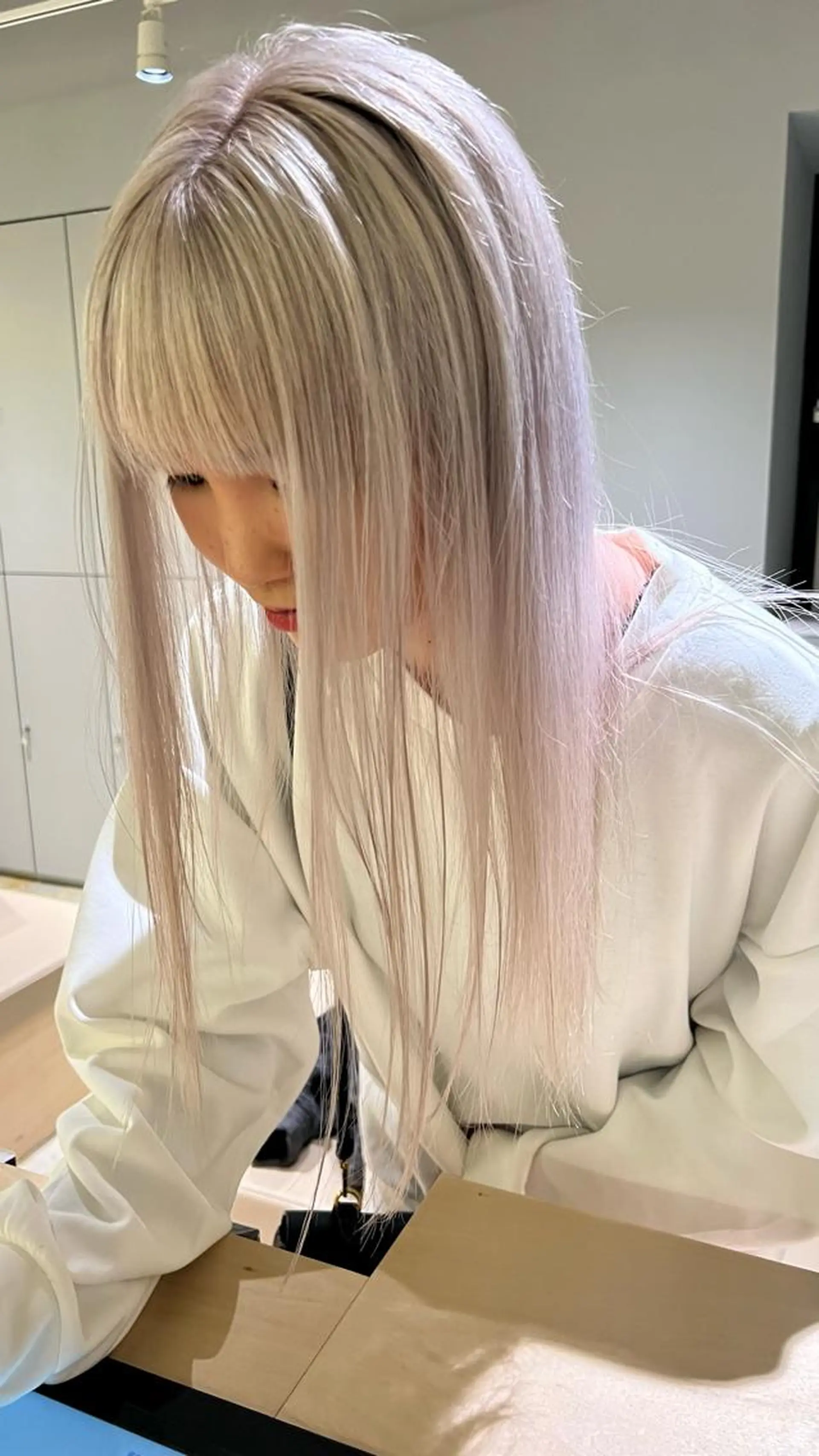 カラー ブリーチ ヘアカラー トリートメント RAIMA ケアハイトーンのヘアスタイル