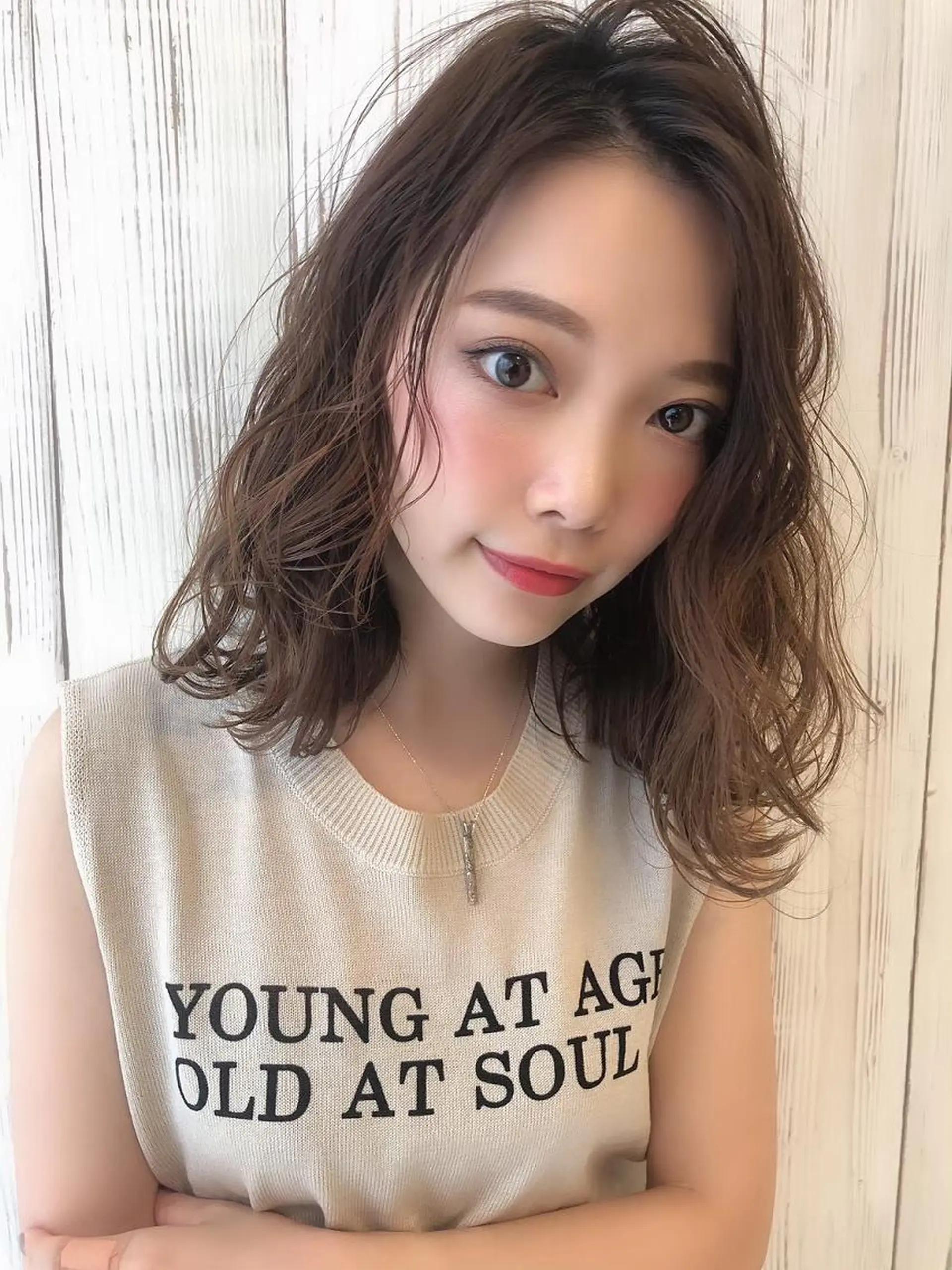 ミディアム カラー ルービック 奈良のヘアスタイル